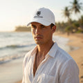 Tiger Baseball Cap — Black and White Embroidered Sigma Cap