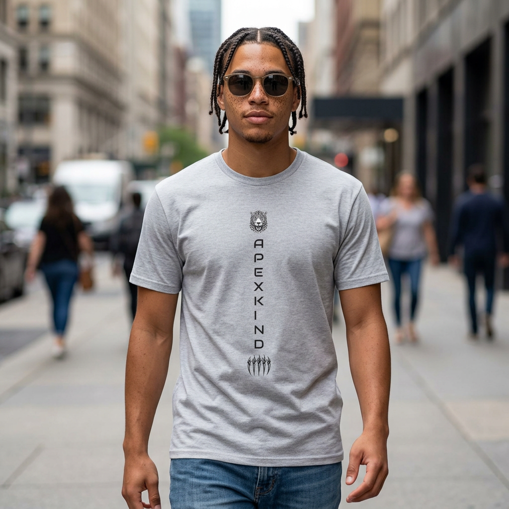 Apexkind Low Key Legend Jaguar Graphic T-Shirt – Unisex 100% Cotton Streetwear Tee, White