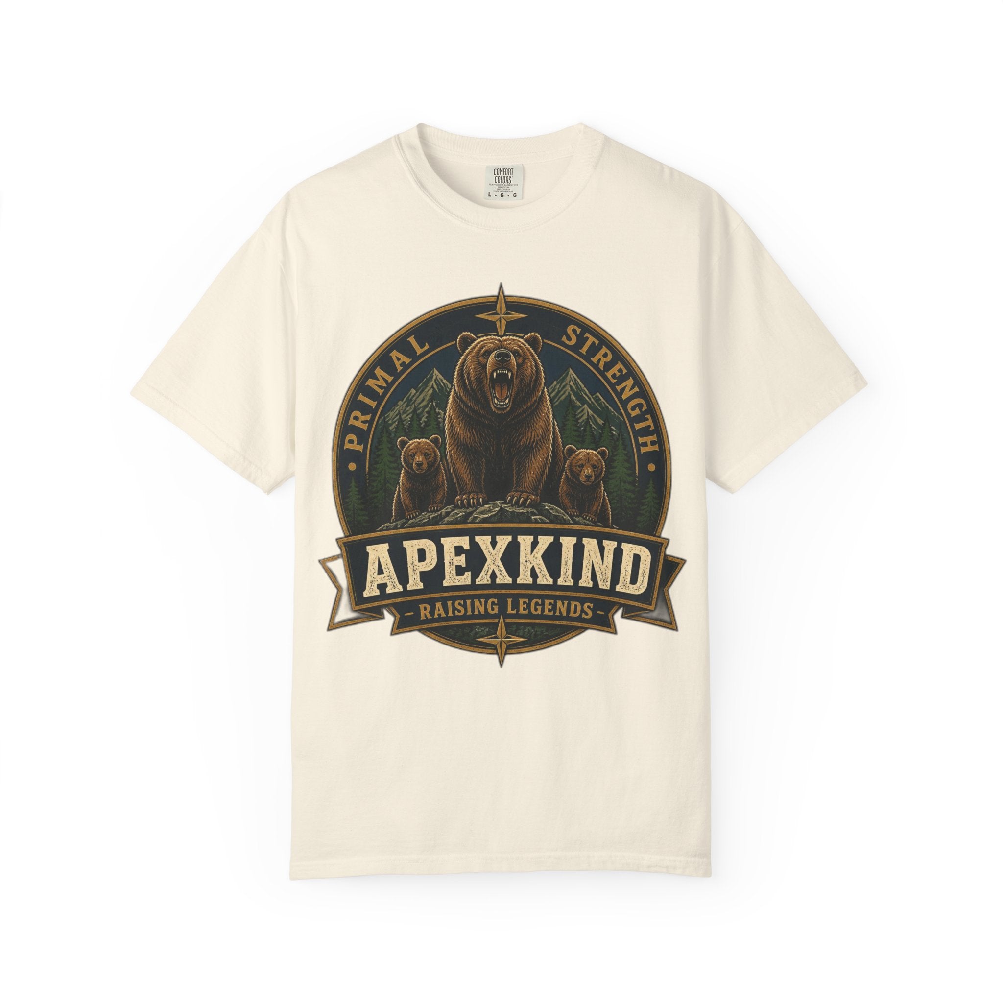 Apexkind Bear Logo T-shirt | Primal Strength, Raising Legends