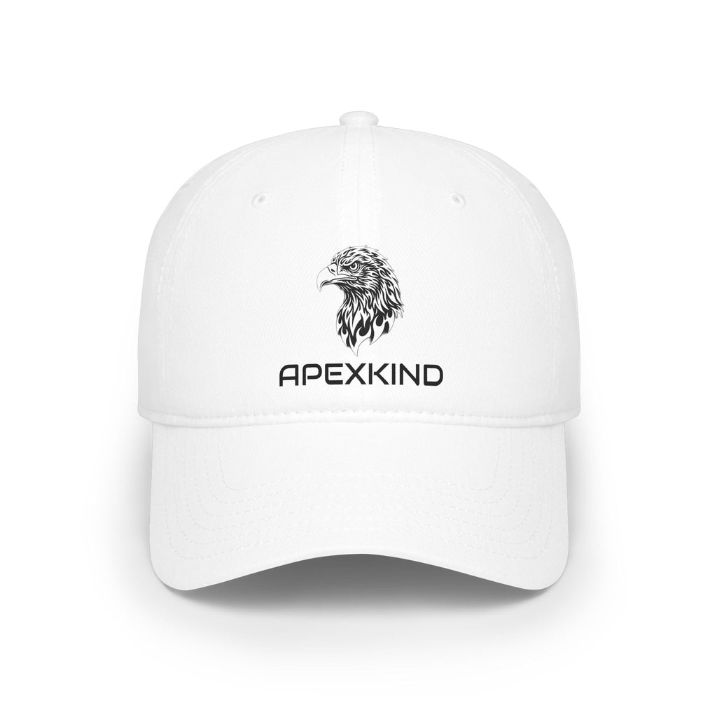 ApexKind Eagle Logo Low Profile Baseball Cap — Minimalist Embroidered Dad Hat