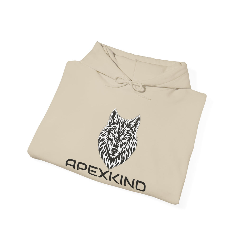 ApexKind Wolf Hoodie — Walk WIld 'Live SHarp' Motivational Pullover