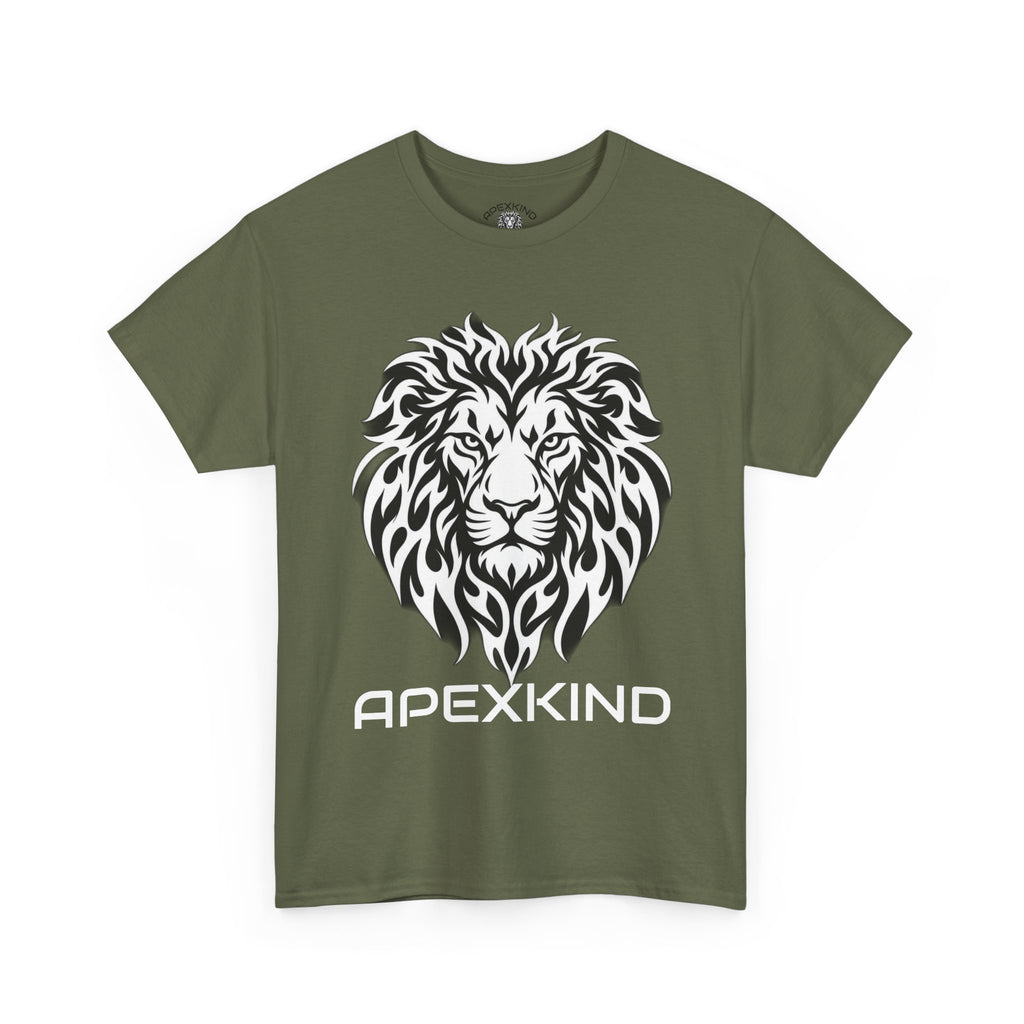 Lion Crest Tee — APEXKIND Motivational Graphic T-Shirt