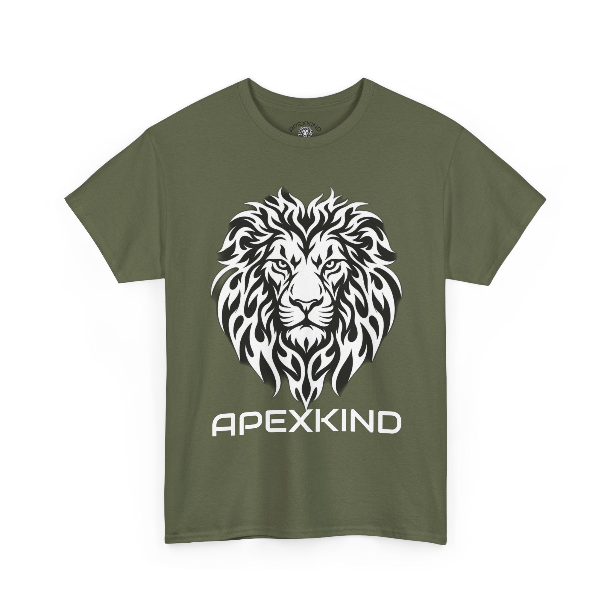 Lion Crest Tee — APEXKIND Motivational Graphic T-Shirt