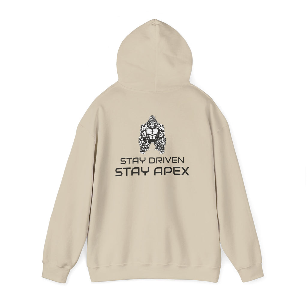 Apexkind Hoodie — ‘Apexkind’ Logo & ‘Stay Driven Stay Apex’ Motivational Graphic Hoodie