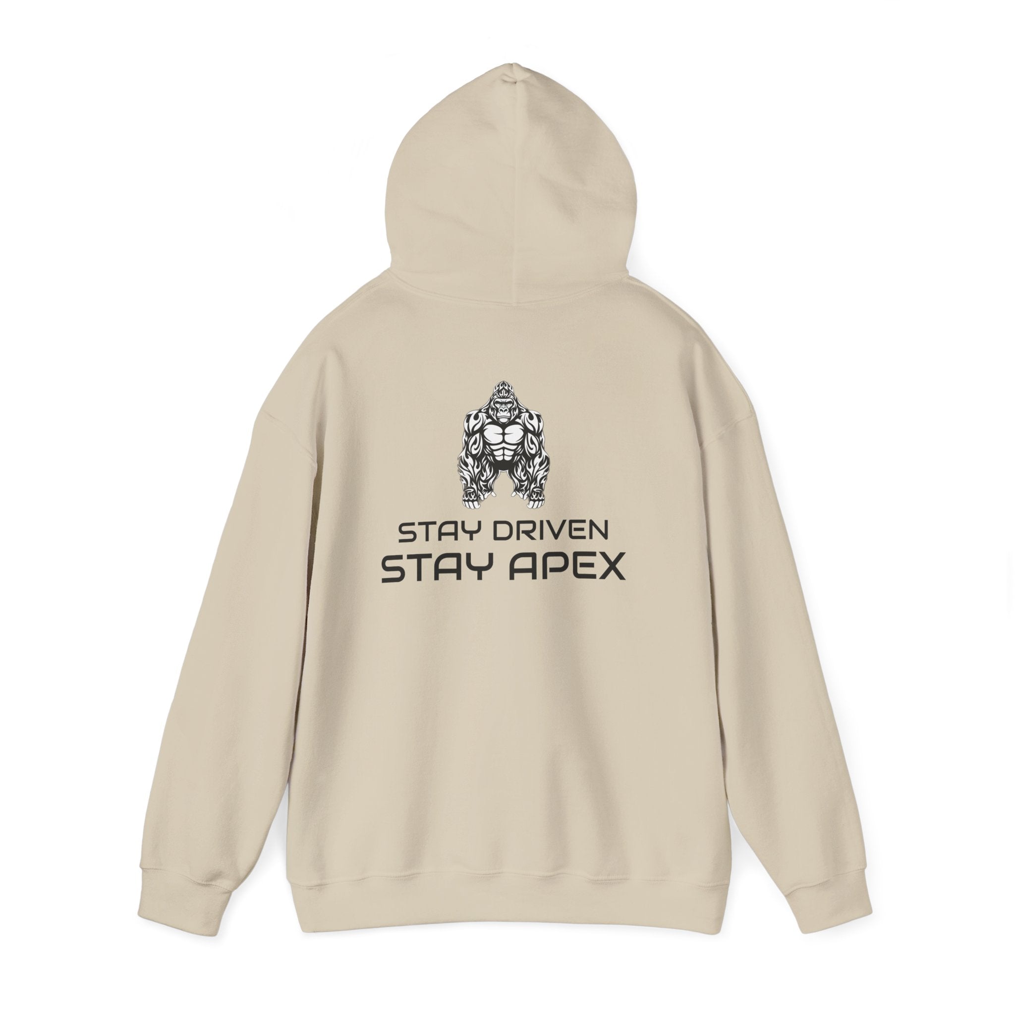 Apexkind Hoodie — ‘Apexkind’ Logo & ‘Stay Driven Stay Apex’ Motivational Graphic Hoodie