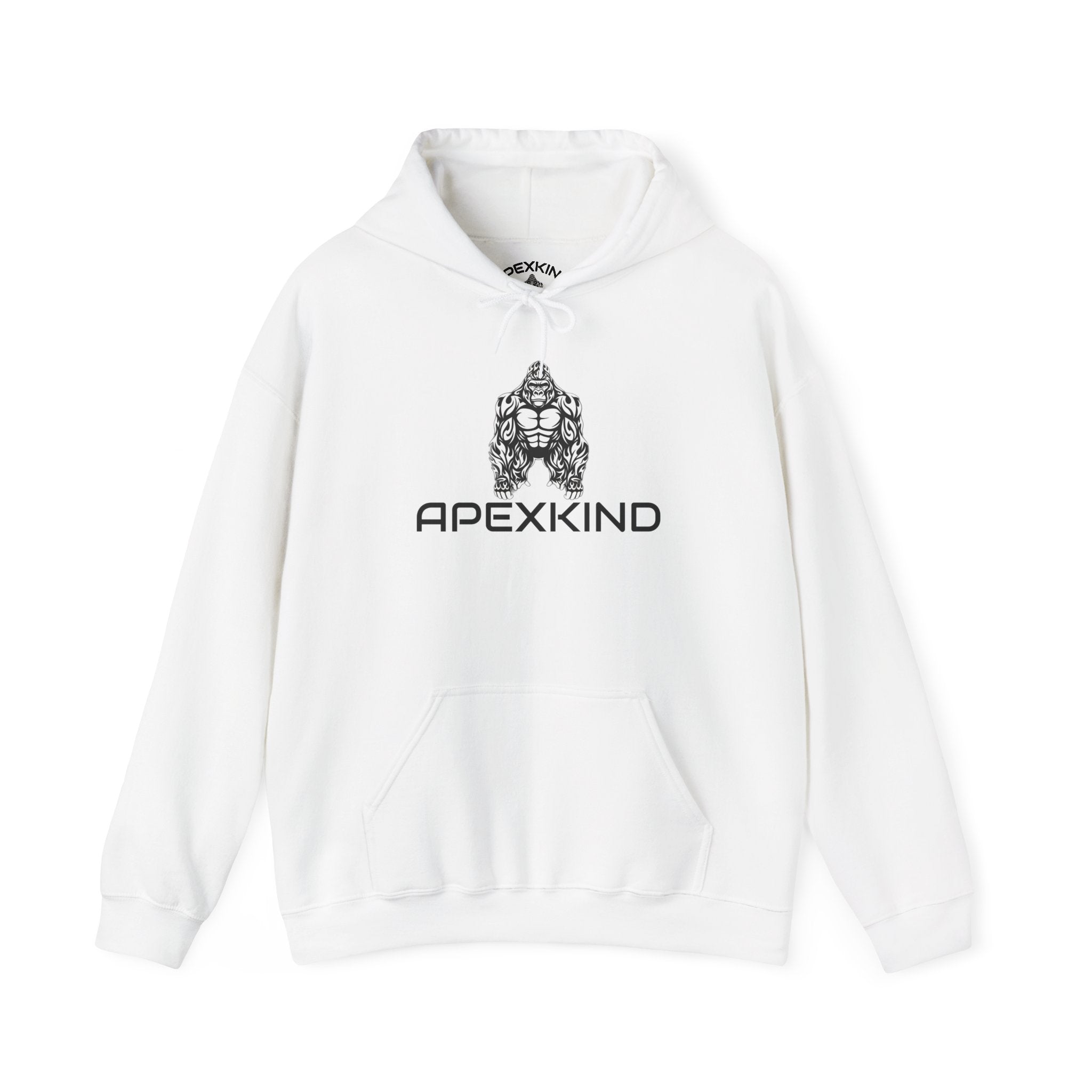 Apexkind Gorilla Hoodie — ‘Alpha Male ‘Walk Wild Live SHarp’ Motivational Graphic Hoodie