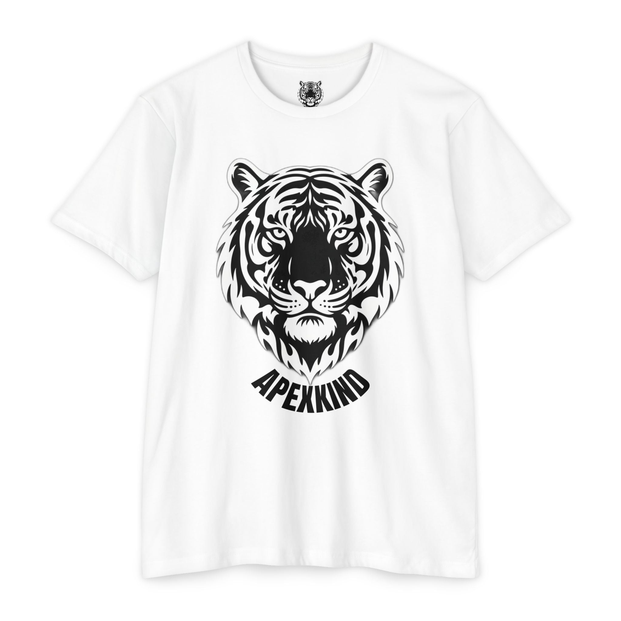 Tribal Flame Siberian Tiger T-Shirt
