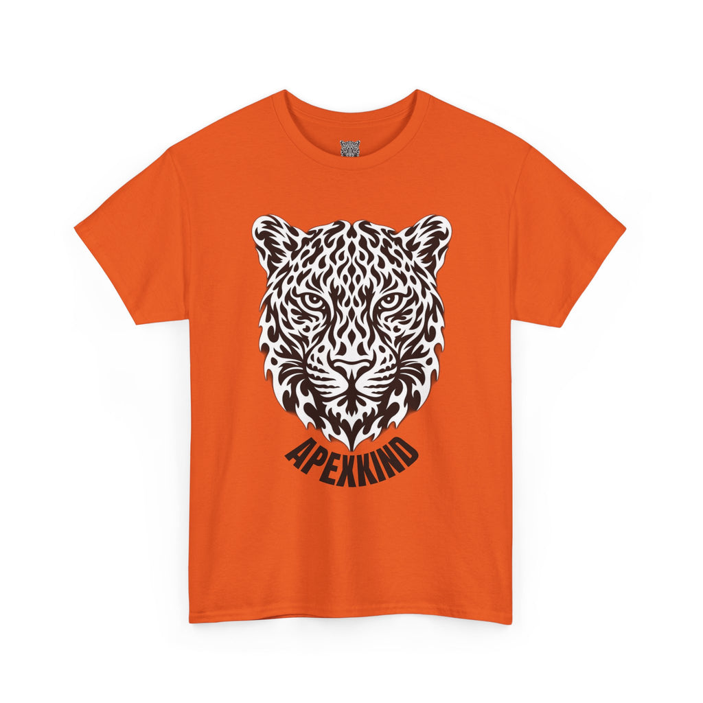 JAGUAR Head Graphic Tee — 'APEXKIND' Tribal Animal T-Shirt