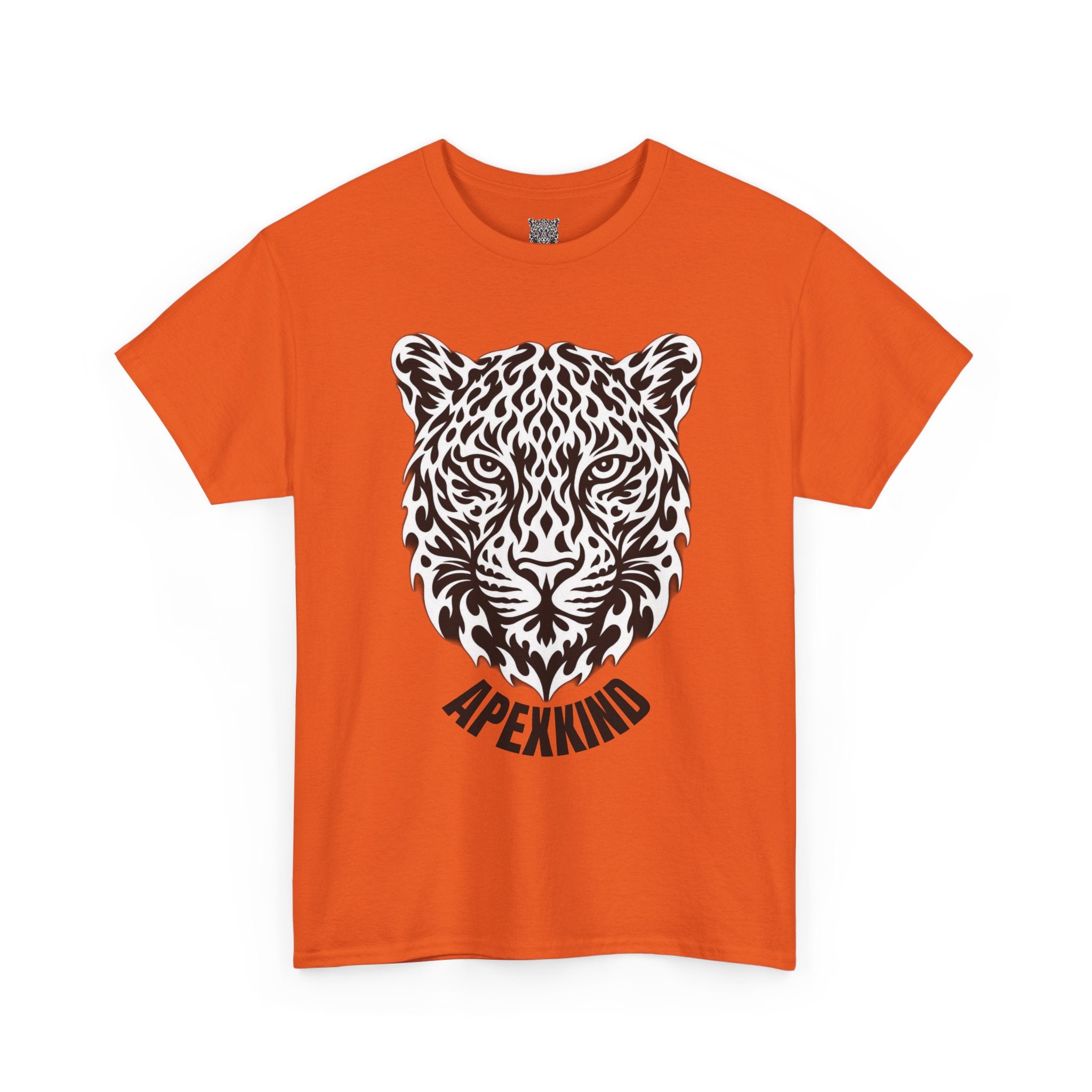 JAGUAR Head Graphic Tee — 'APEXKIND' Tribal Animal T-Shirt