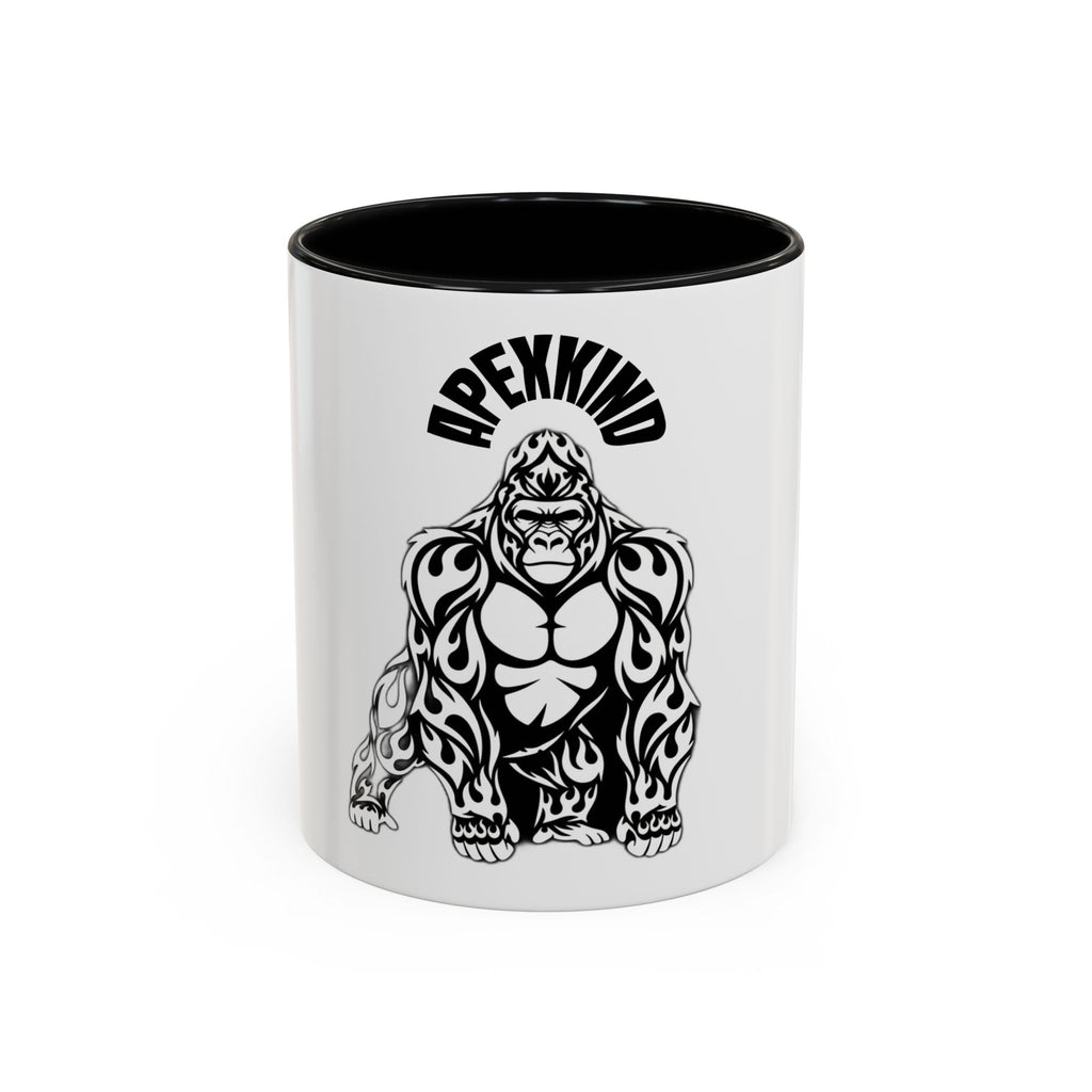 Gorilla Tribal Tattoo Accent Coffee Mug (11/15oz)
