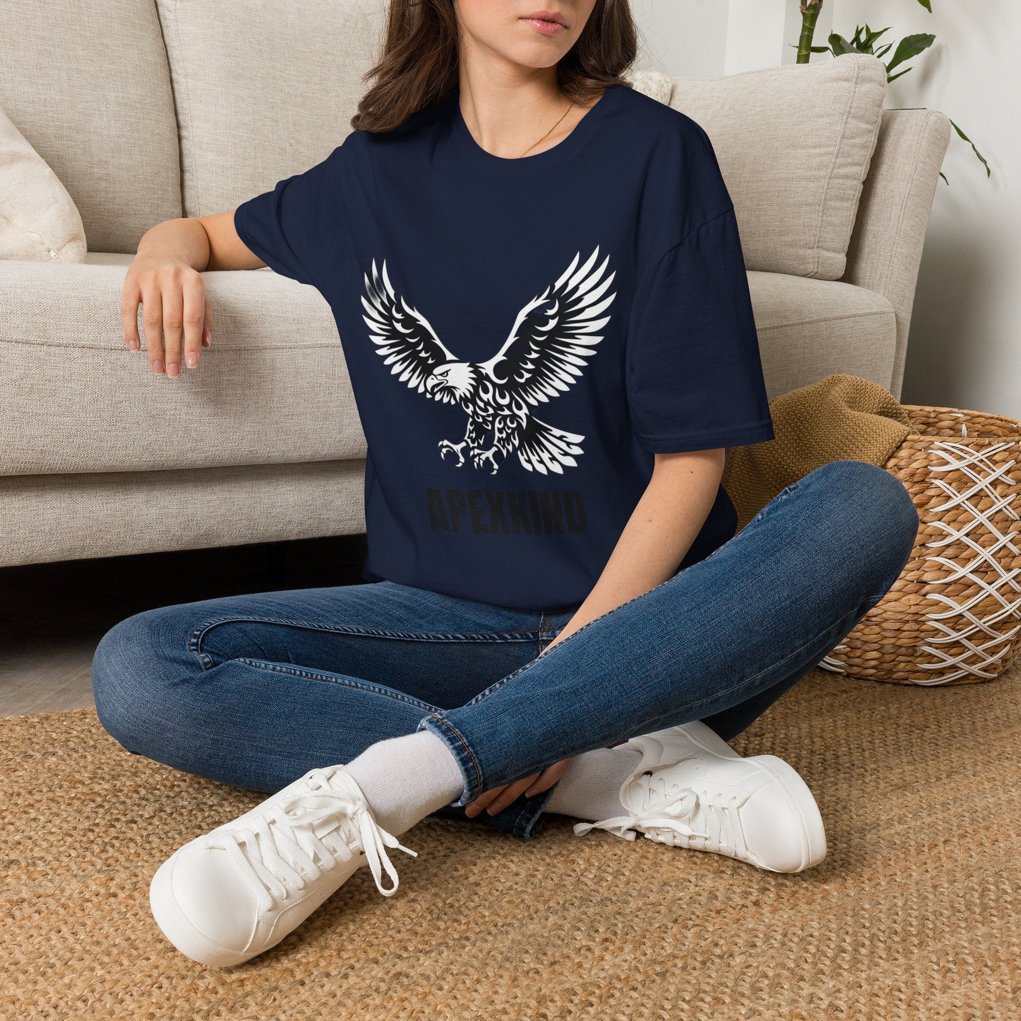 Flying Eagle Graphic T-Shirt | Soaring Eagle Wings Shirt