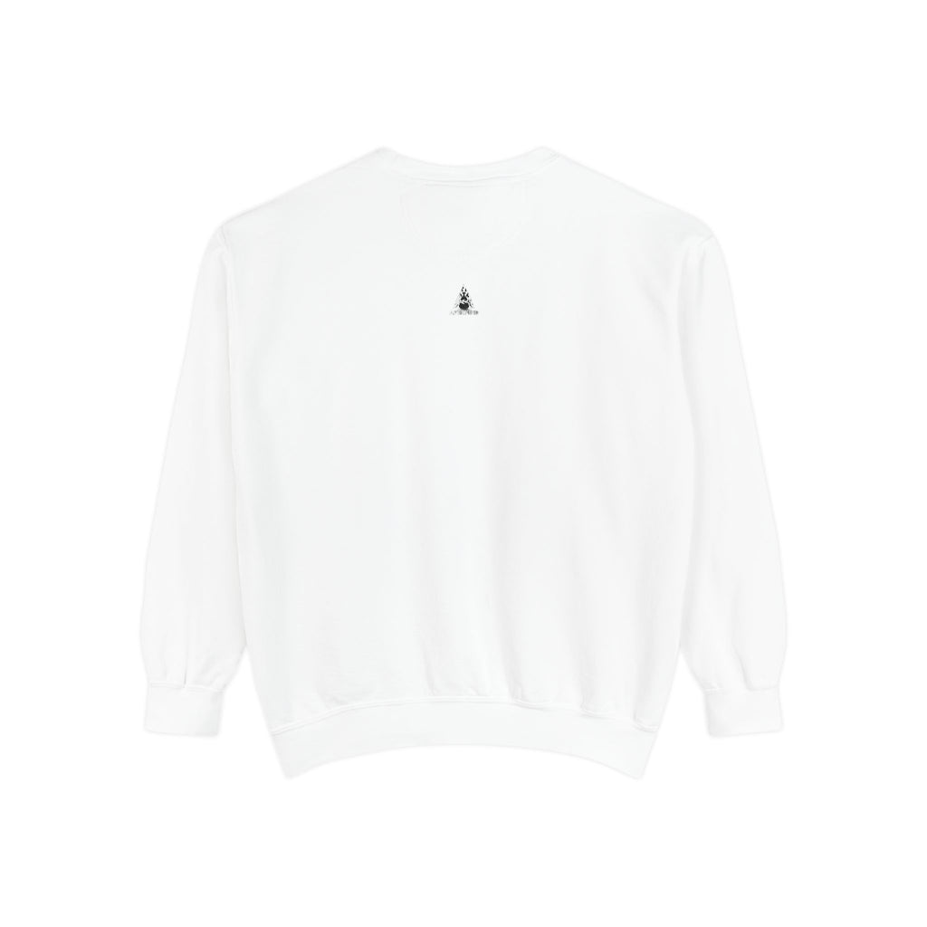 Firefighter Silhouette Sweatshirt — Veteran Firefighter Graphic Crewneck