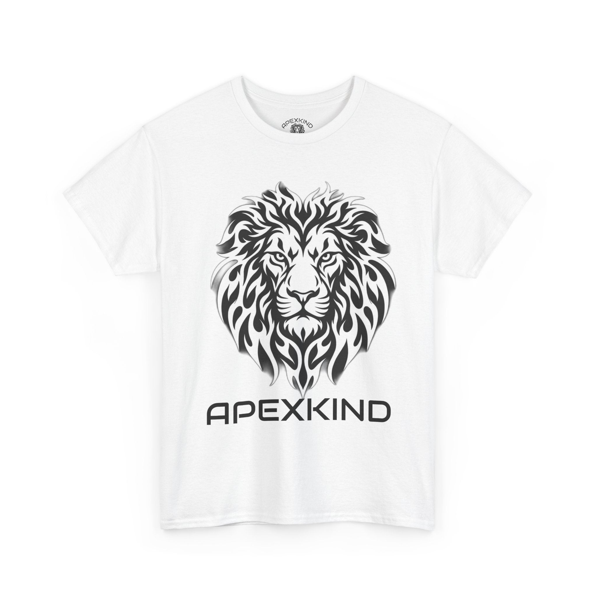 Lion Logo Tee — APEXKIND Motivational Graphic T-Shirt