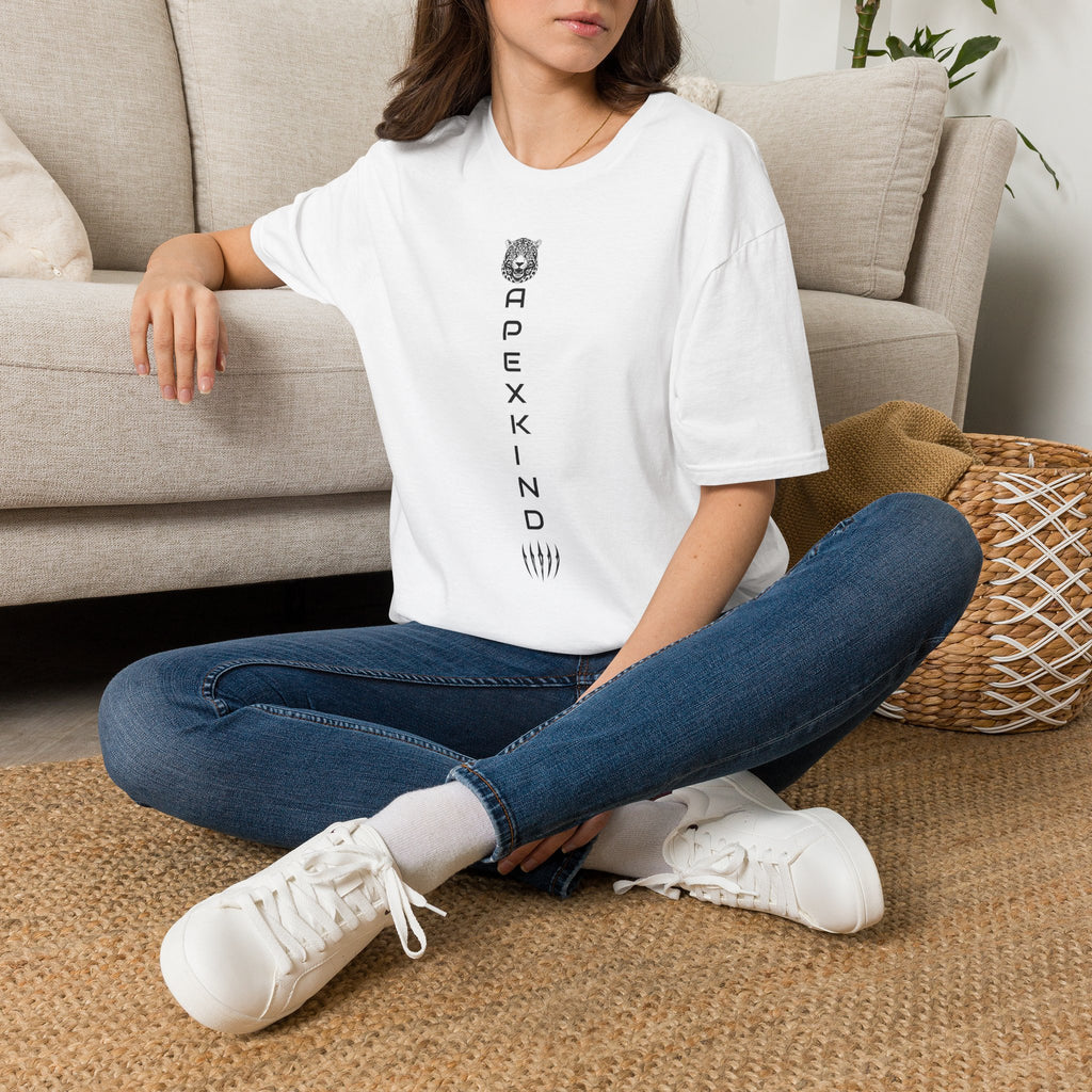 Apexkind Low Key Legend Jaguar Graphic T-Shirt – Unisex 100% Cotton Streetwear Tee, White