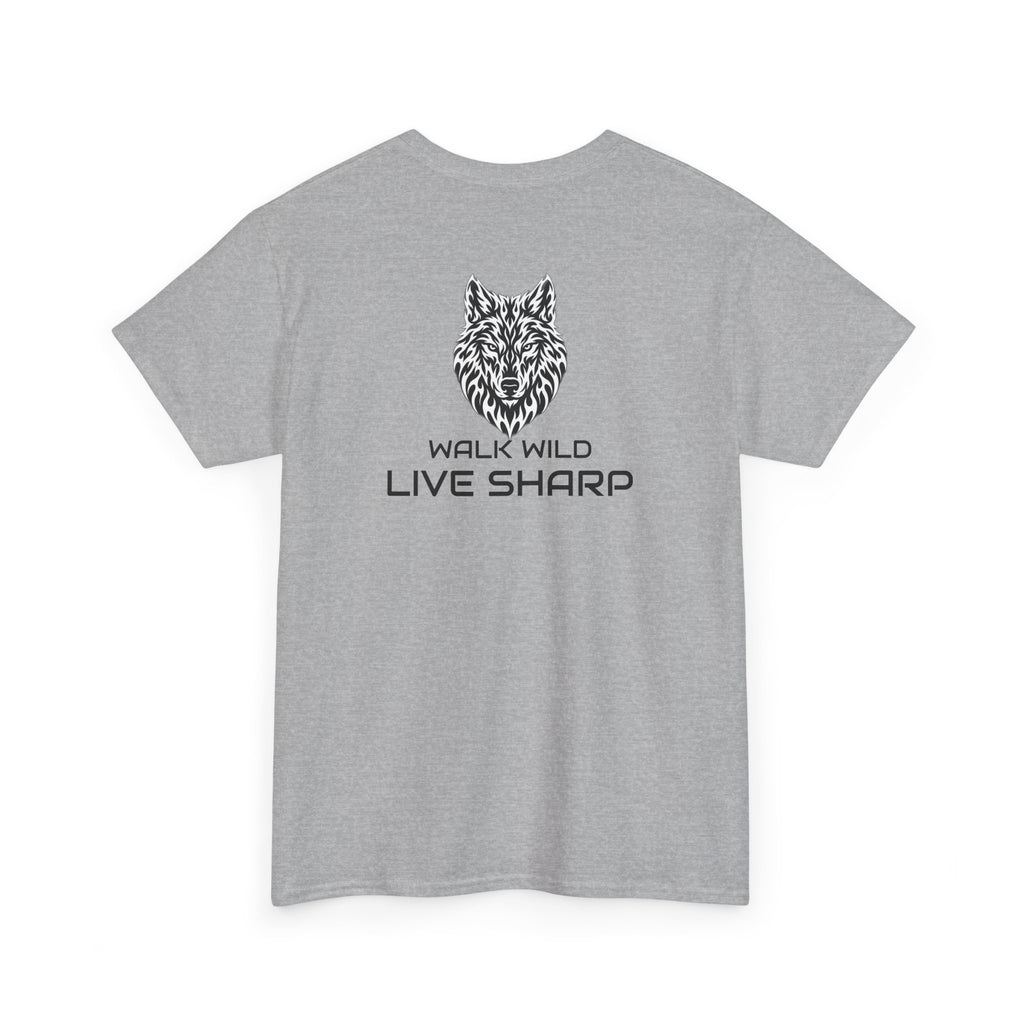 APEXKIND Wolf Tee — APEXKIND T-Shirt ("WALK WILD LIVE SHARP")