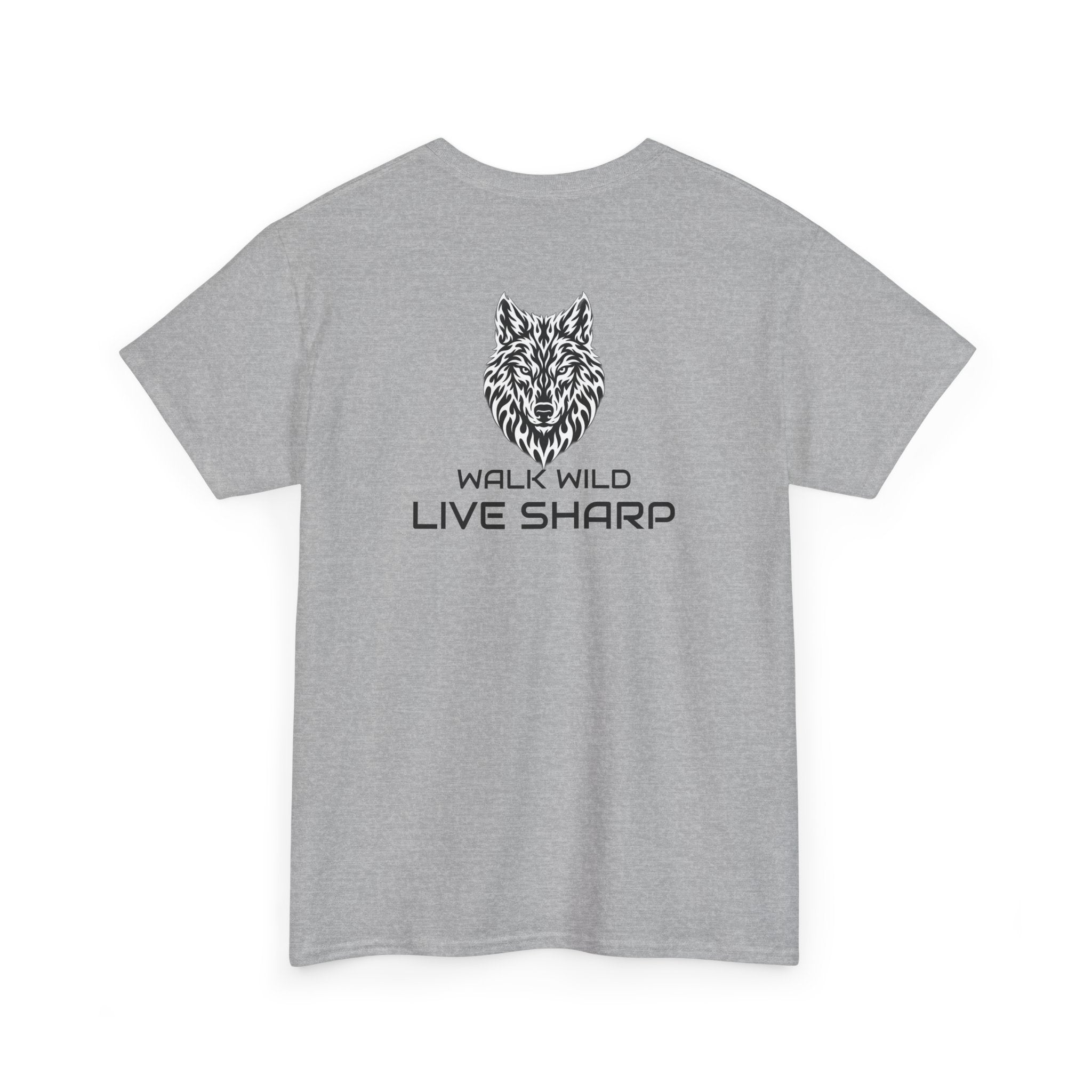 APEXKIND Wolf Tee — APEXKIND T-Shirt ("WALK WILD LIVE SHARP")
