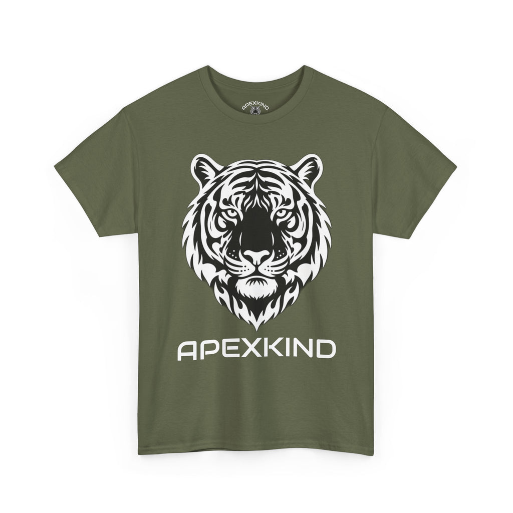 Tiger Logo T-Shirt — APEXKIND "Stay Apex, Stay Driven" Graphic Tee