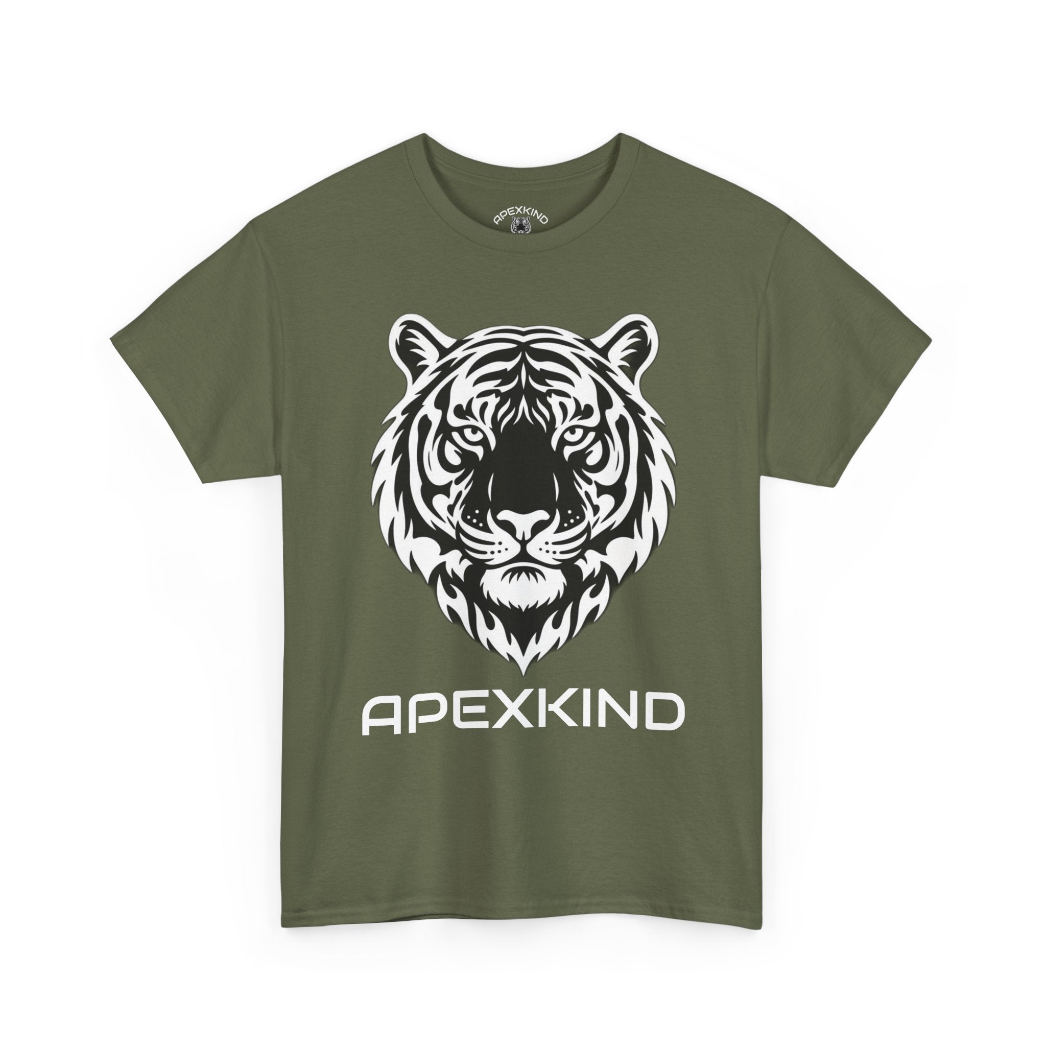 Tiger Logo T-Shirt — APEXKIND "Stay Apex, Stay Driven" Graphic Tee