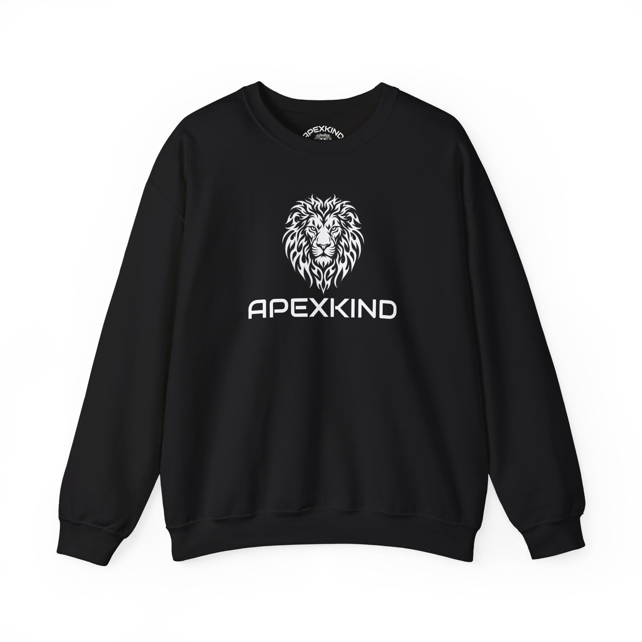 ApexKind Lion Crewneck Sweatshirt — Walk Wild Live Sharp Graphic Sweatshirt