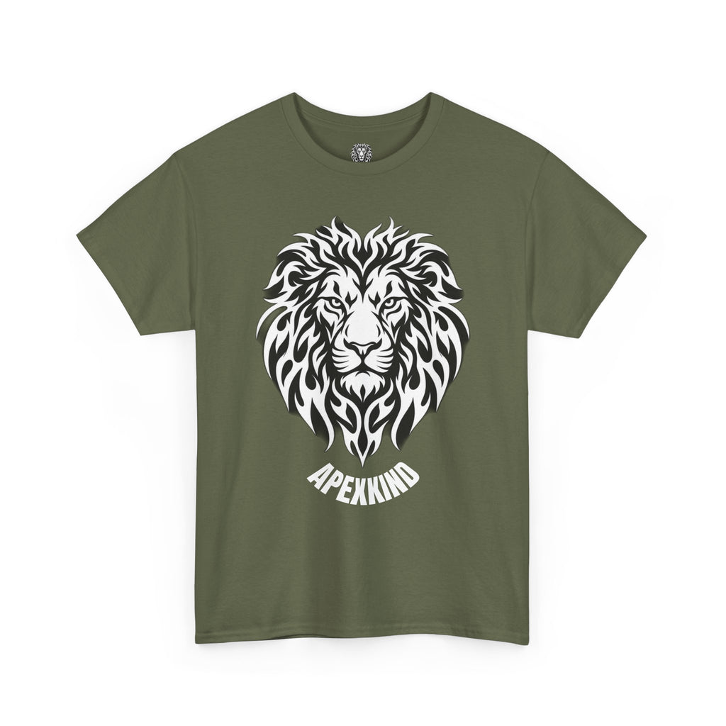 Lion Head Graphic Tee — APEKIND Bold Tribal Lion T-Shirt