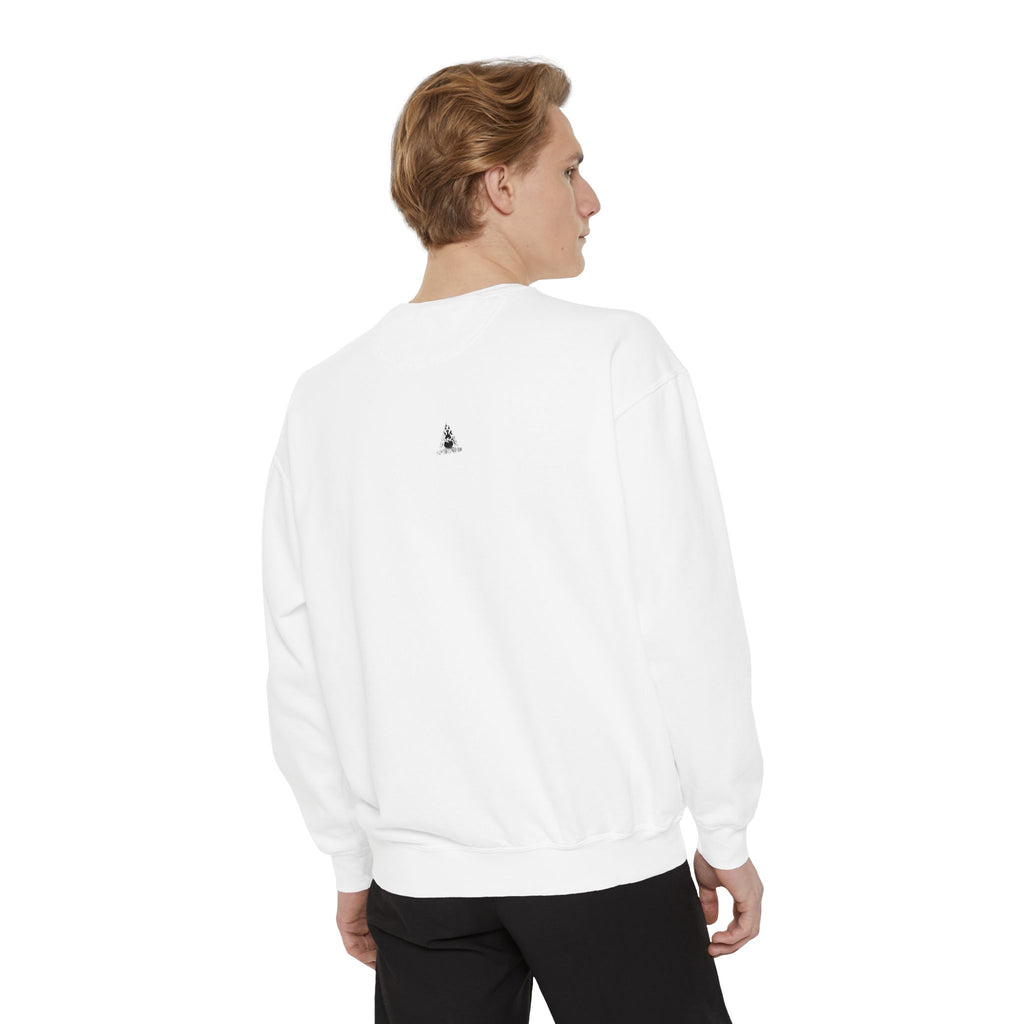 Firefighter Silhouette Sweatshirt — Veteran Firefighter Graphic Crewneck