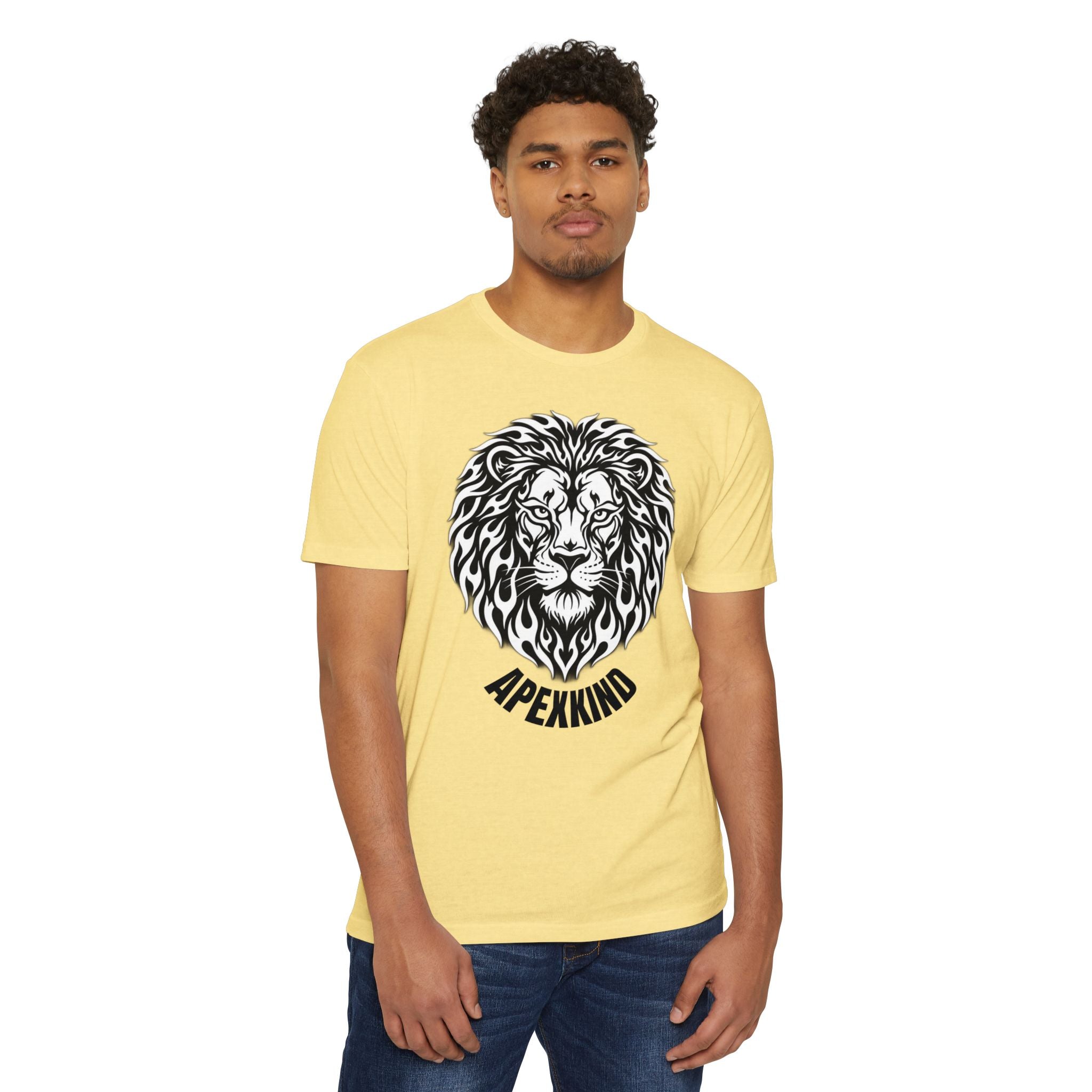 Tribal Flame Lion T-Shirt | Graphic Tee | Unisex