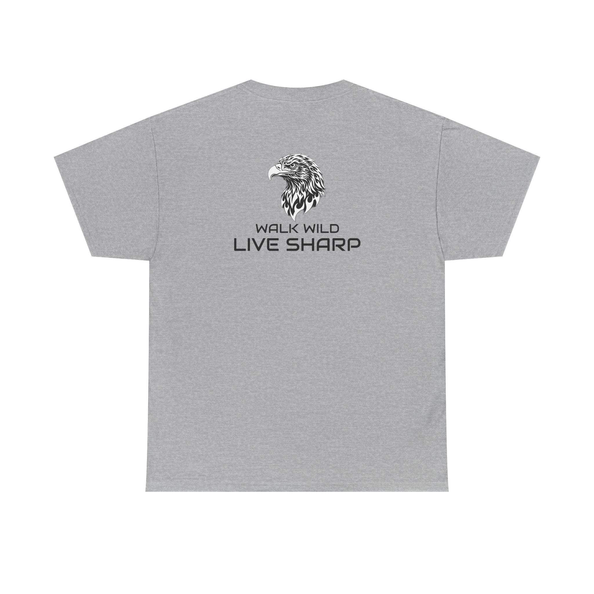 ApexKind Eagle T-Shirt — 'Walk Wild LIve Sharp' Graphic Tee