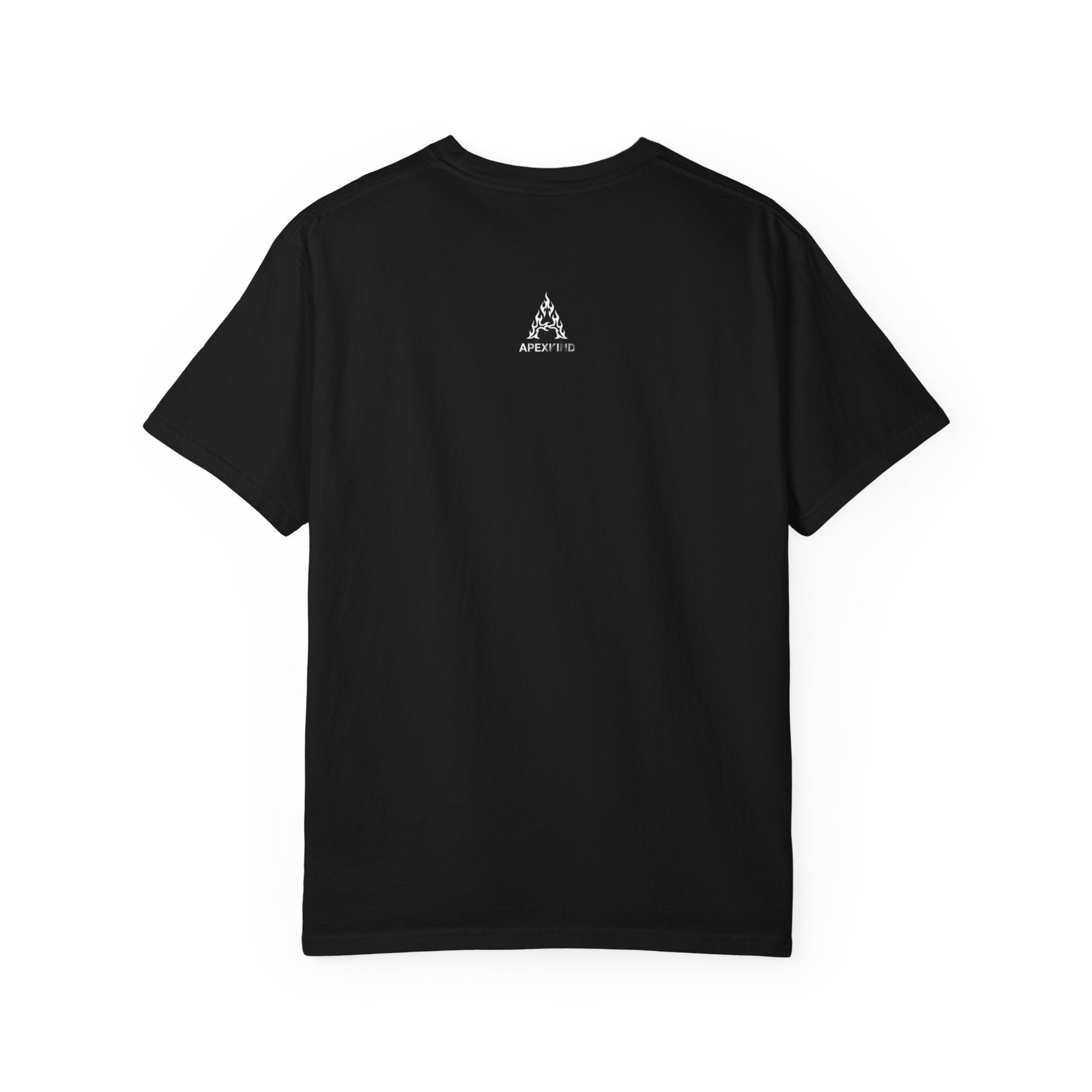 Apex First Responder — Firefighter Tee-Firefighter Illustration T-Shirt — Vintage Firefighter in Flames Tee