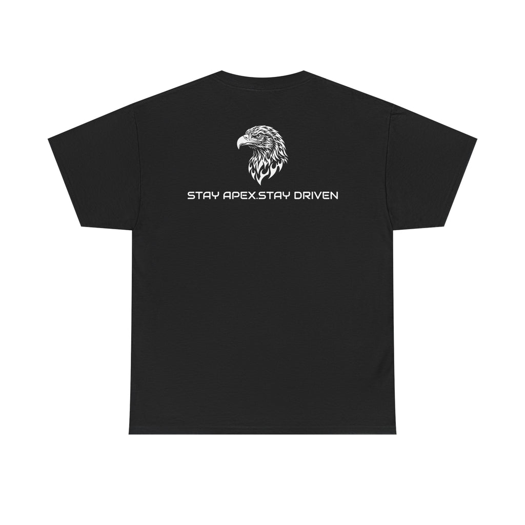 Eagle Apexkind Tee — Bold Tribal Eagle Graphic Shirt with “APEXKIND” & “Stay Apex, Stay Driven”