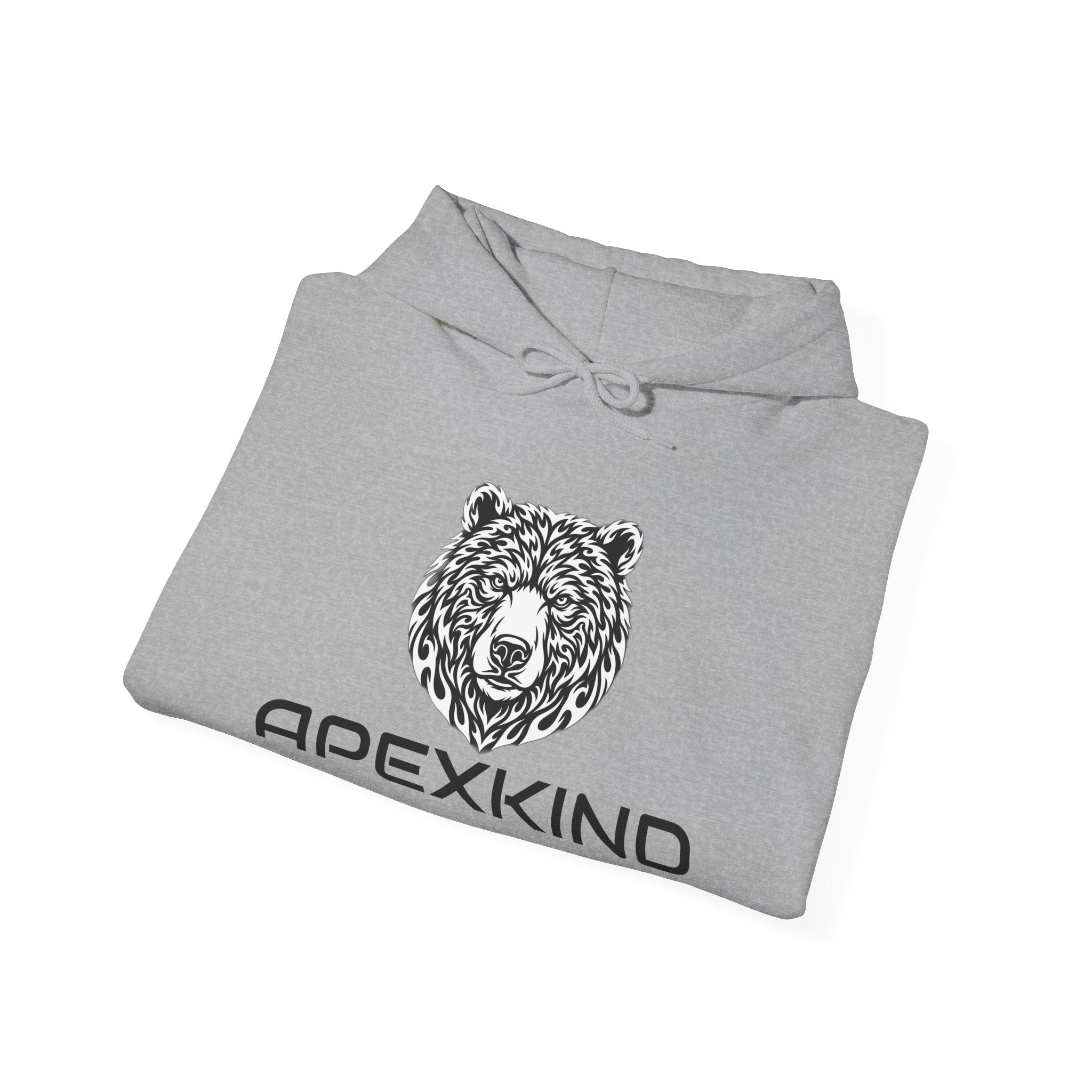 ApexKind Grizzly  Hoodie — "Walk Wild Live Sharp" Motivational Hoodie
