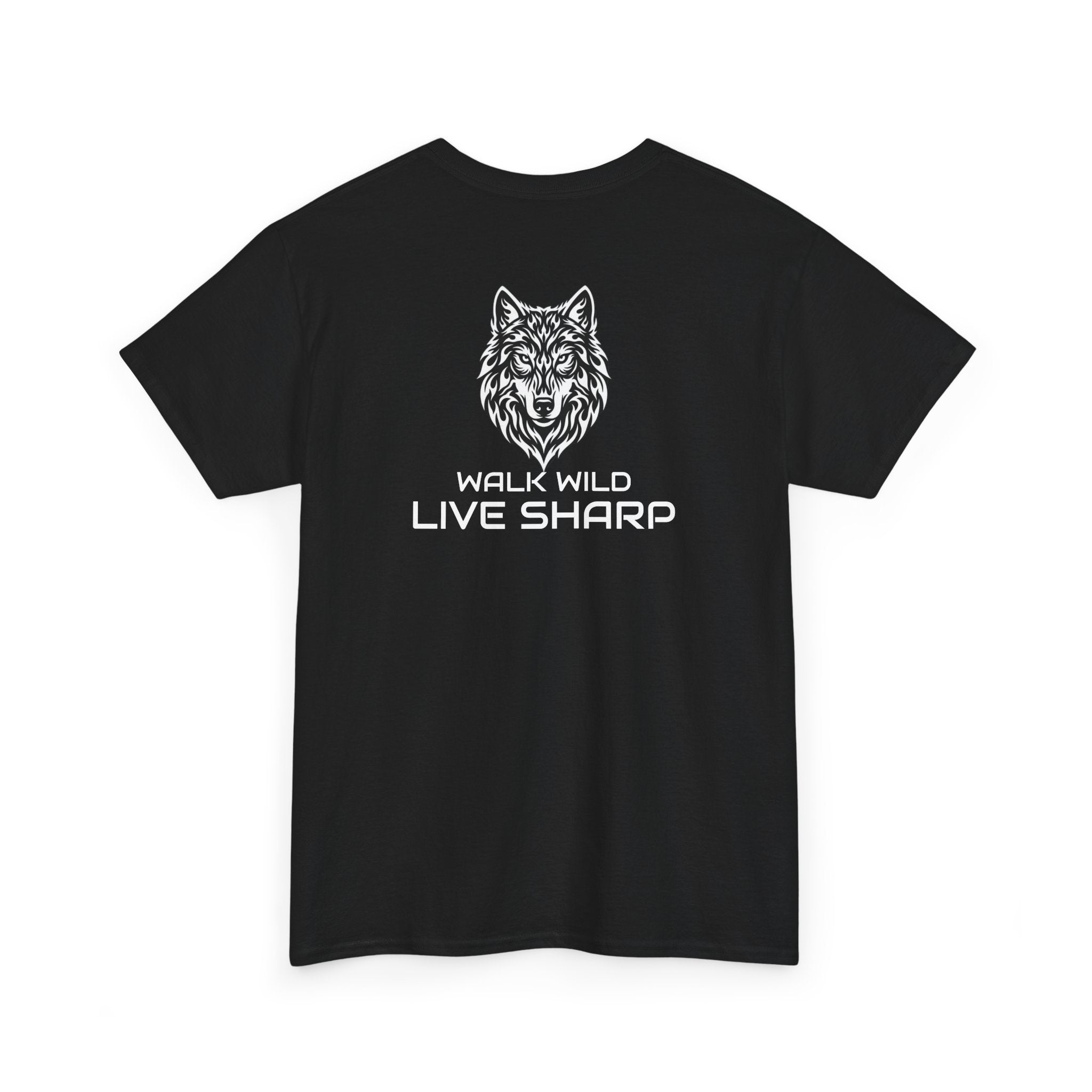 APEXKIND Wolf Tee — "WALK WILD LIVE SHARP" T-Shirt