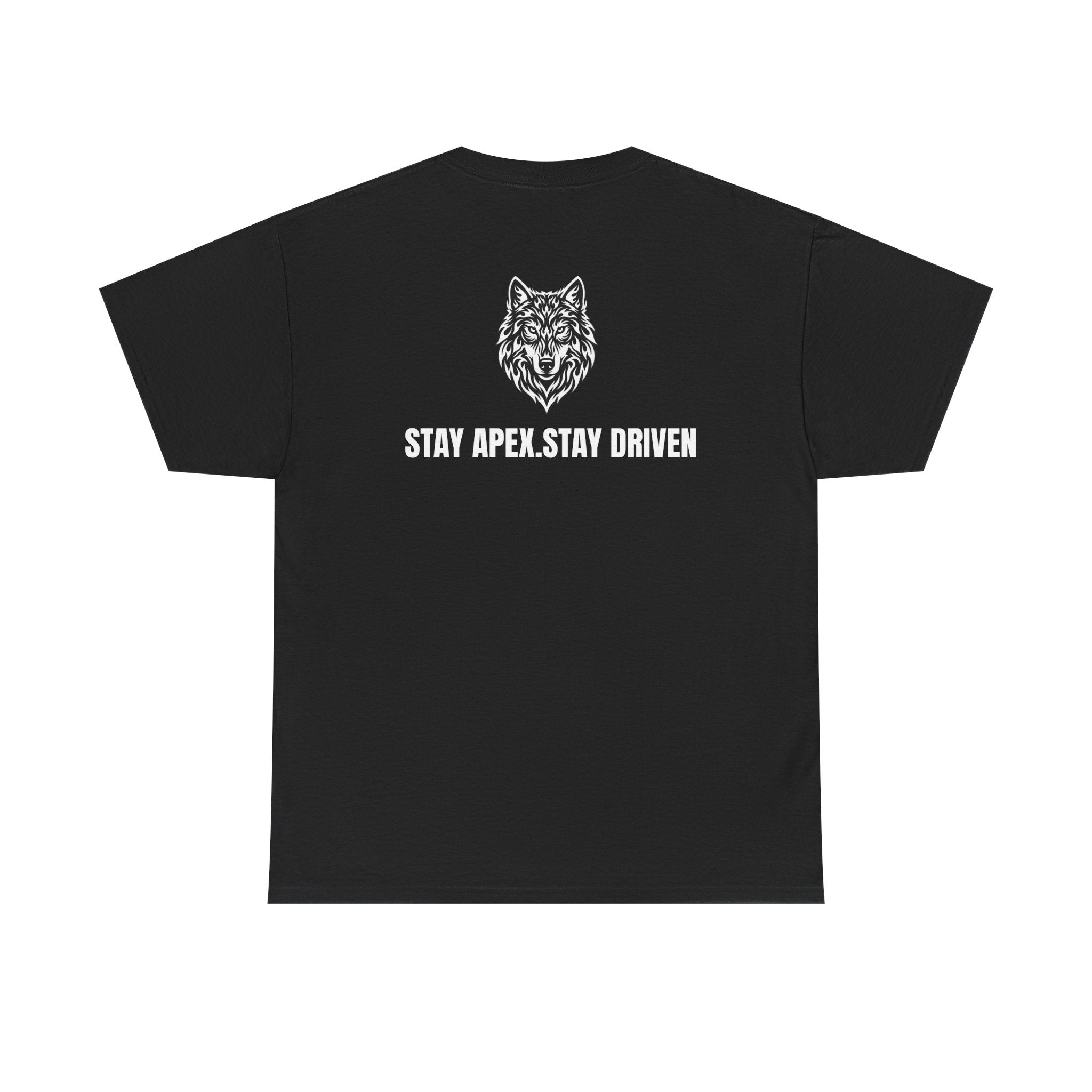 Wolf Logo Tee — APEXXKIND ‘Stay Apex. Stay Driven’ Graphic T-Shirt