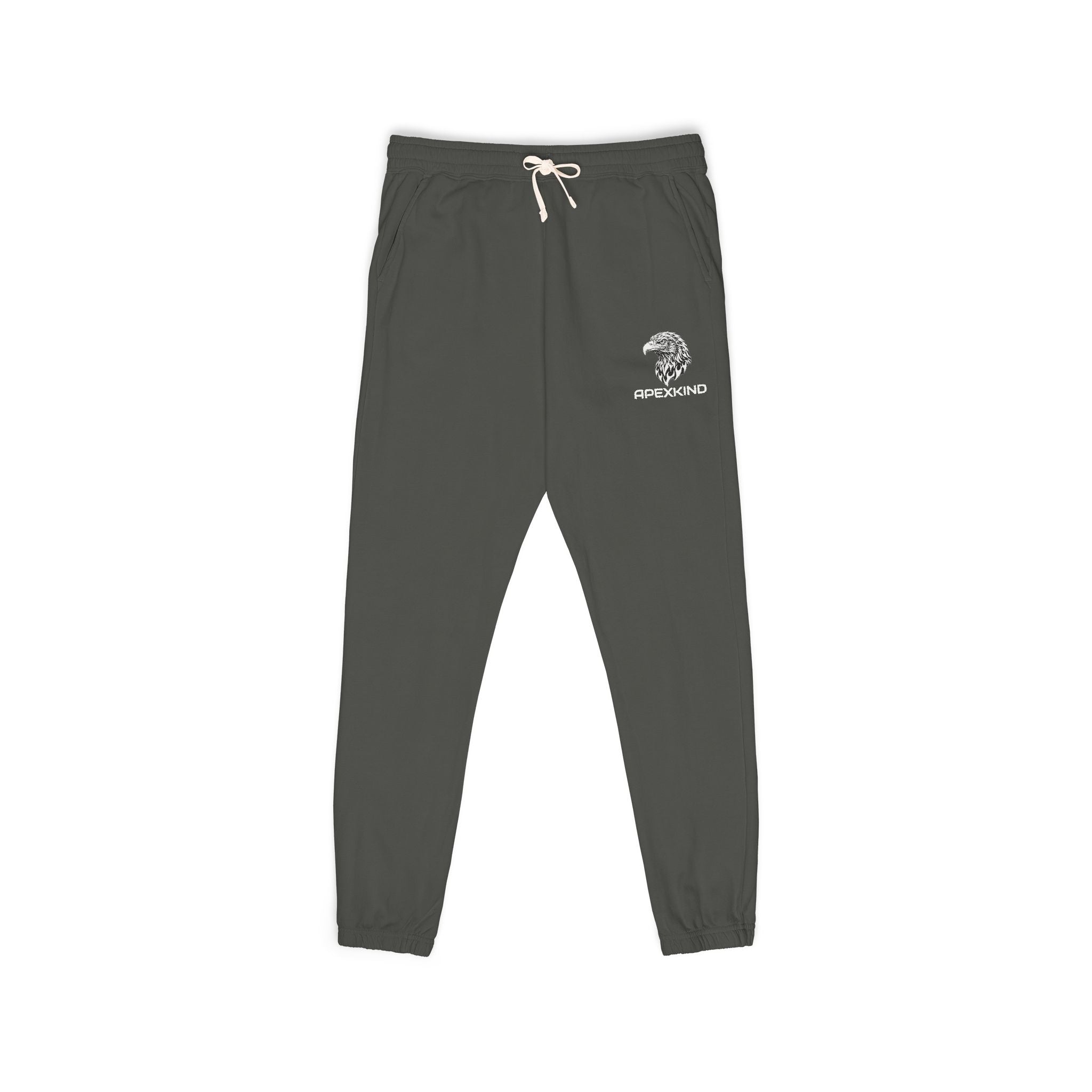 Tree Logo Fleece Sweatpants — Relaxed Garment-Dyed Joggers