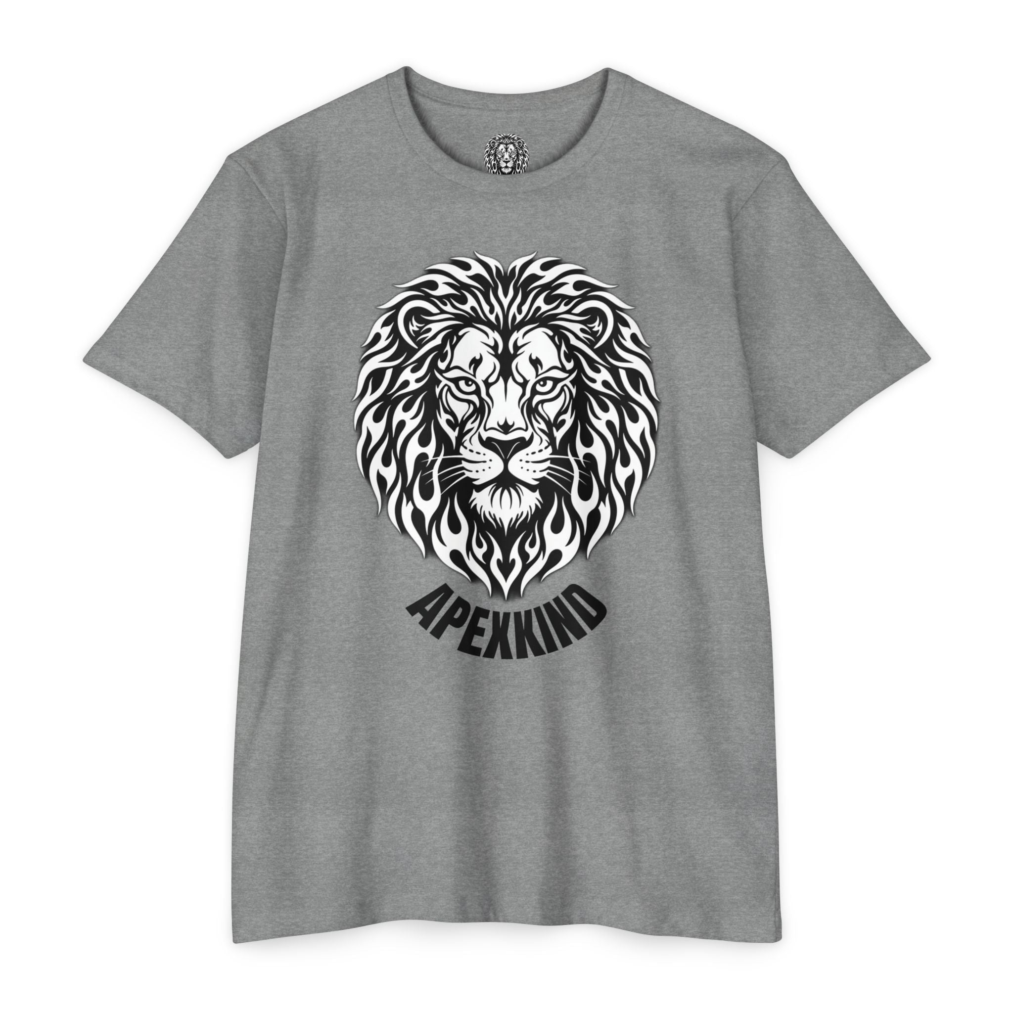 Tribal Flame Lion T-Shirt | Graphic Tee | Unisex
