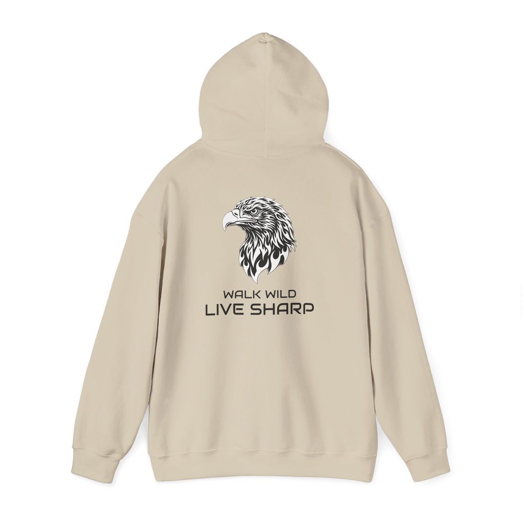 ApexKind Eagle Hoodie – 'Walk WIld Live Sharp' Graphic Pullover