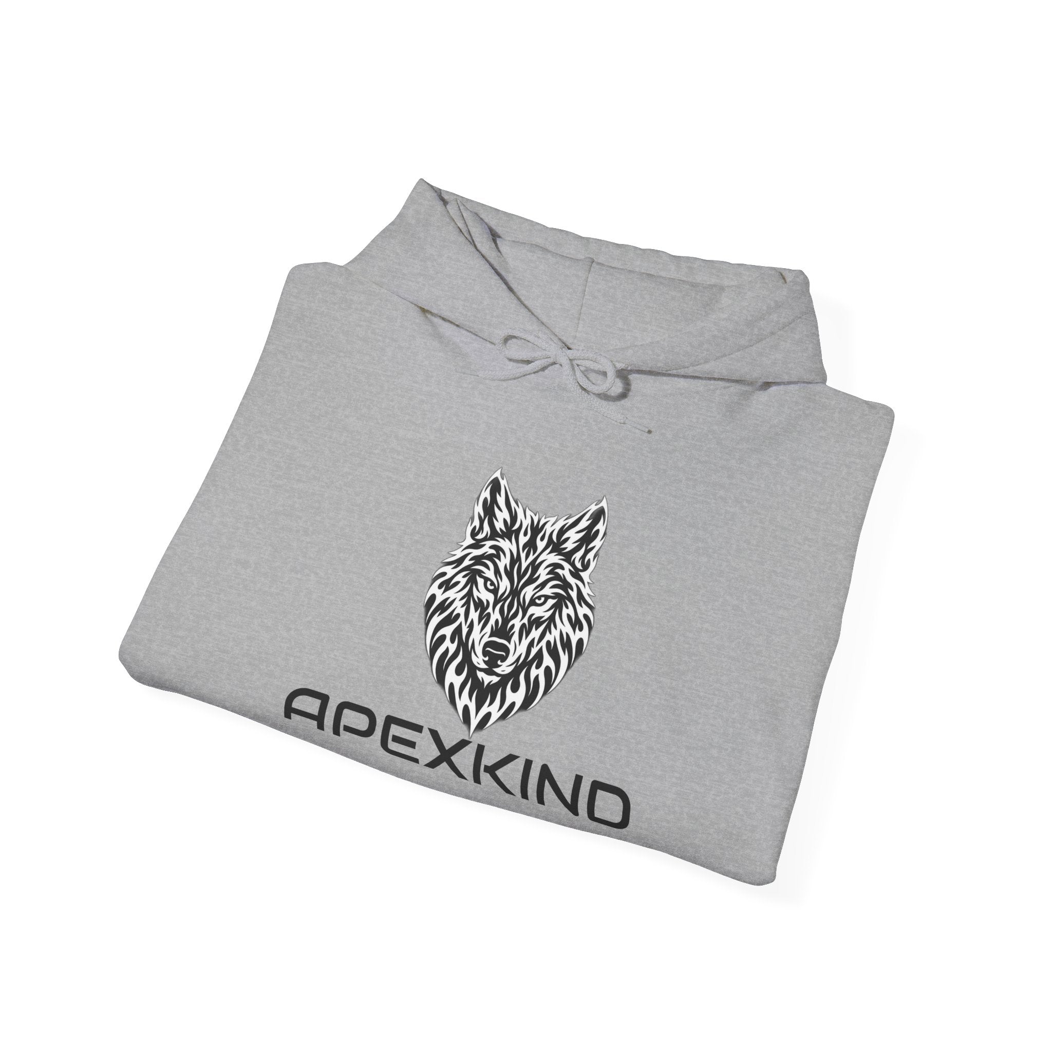 ApexKind Wolf Hoodie — Walk WIld 'Live SHarp' Motivational Pullover