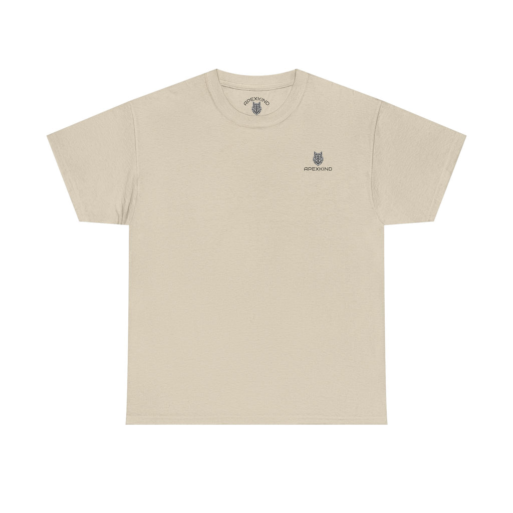 Wolf Graphic Tee — 'Stay Apex, Stay Driven' Motivational Shirt