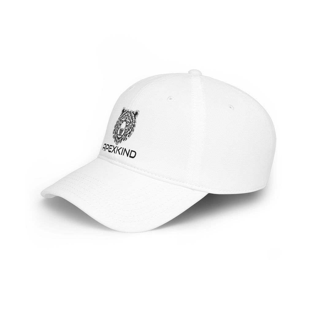 Grizzly Logo Baseball Cap — 'APEXKIND' Embroidered Low Profile Hat