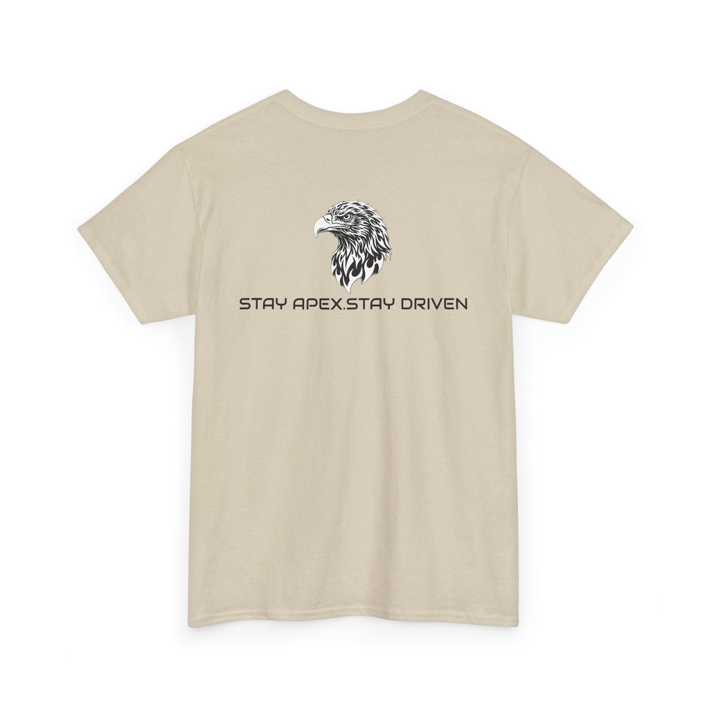 ApexKind Eagle Tee — Bold Tribal Eagle Graphic T-Shirt ("ApexKind" & “Stay Apex Stay Driven")