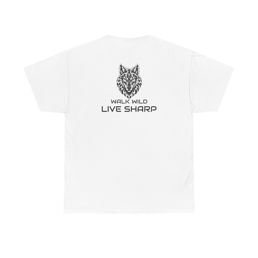 APEXKIND Wolf Tee — APEXKIND T-Shirt ("WALK WILD LIVE SHARP")