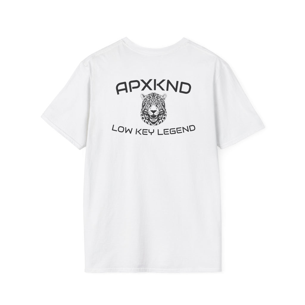 Apexkind Low Key Legend Jaguar Graphic T-Shirt – Unisex 100% Cotton Streetwear Tee, White
