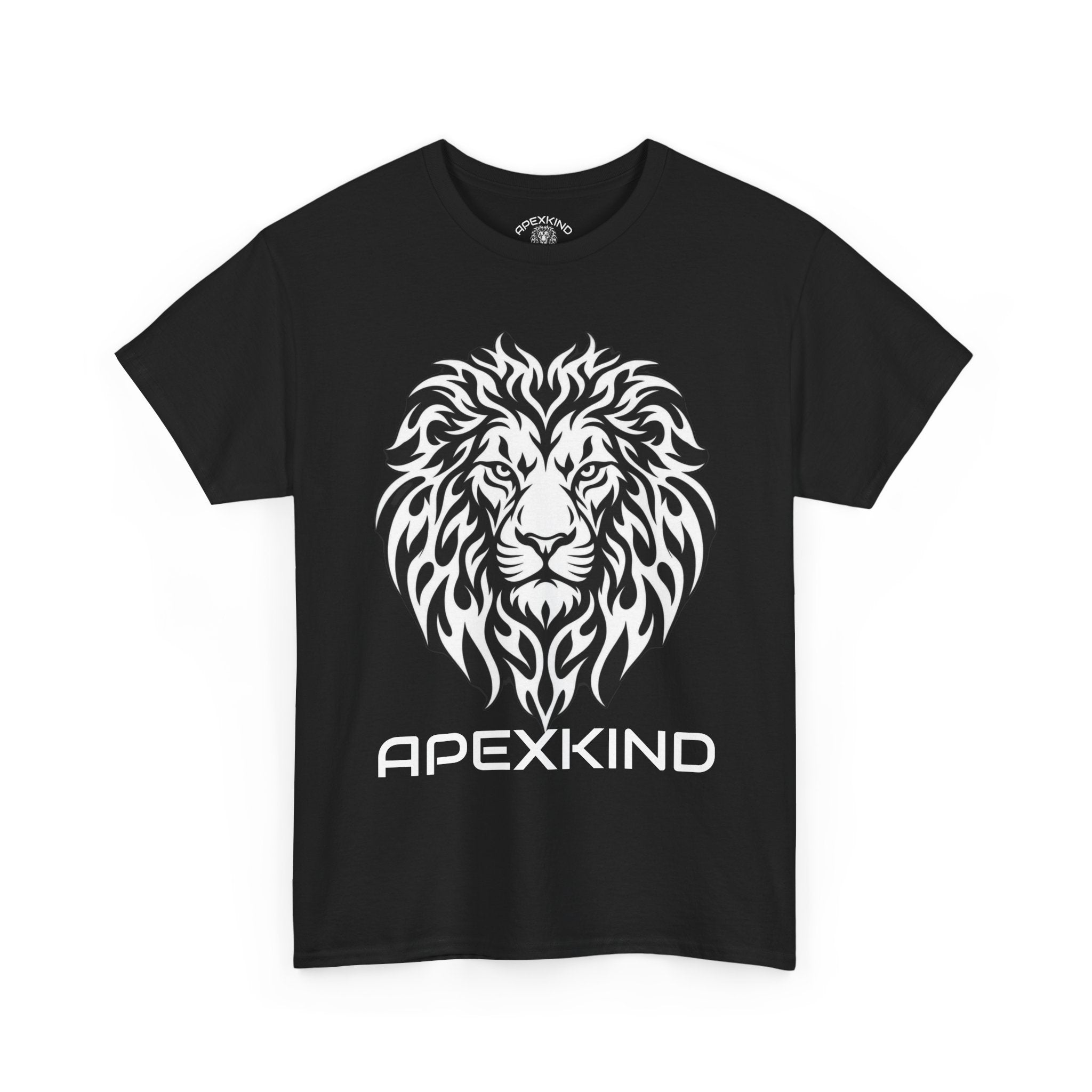 ApexKind Lion Tee — Motivational Lion Graphic T-Shirt ("WALK WILD LIVE SHARP")