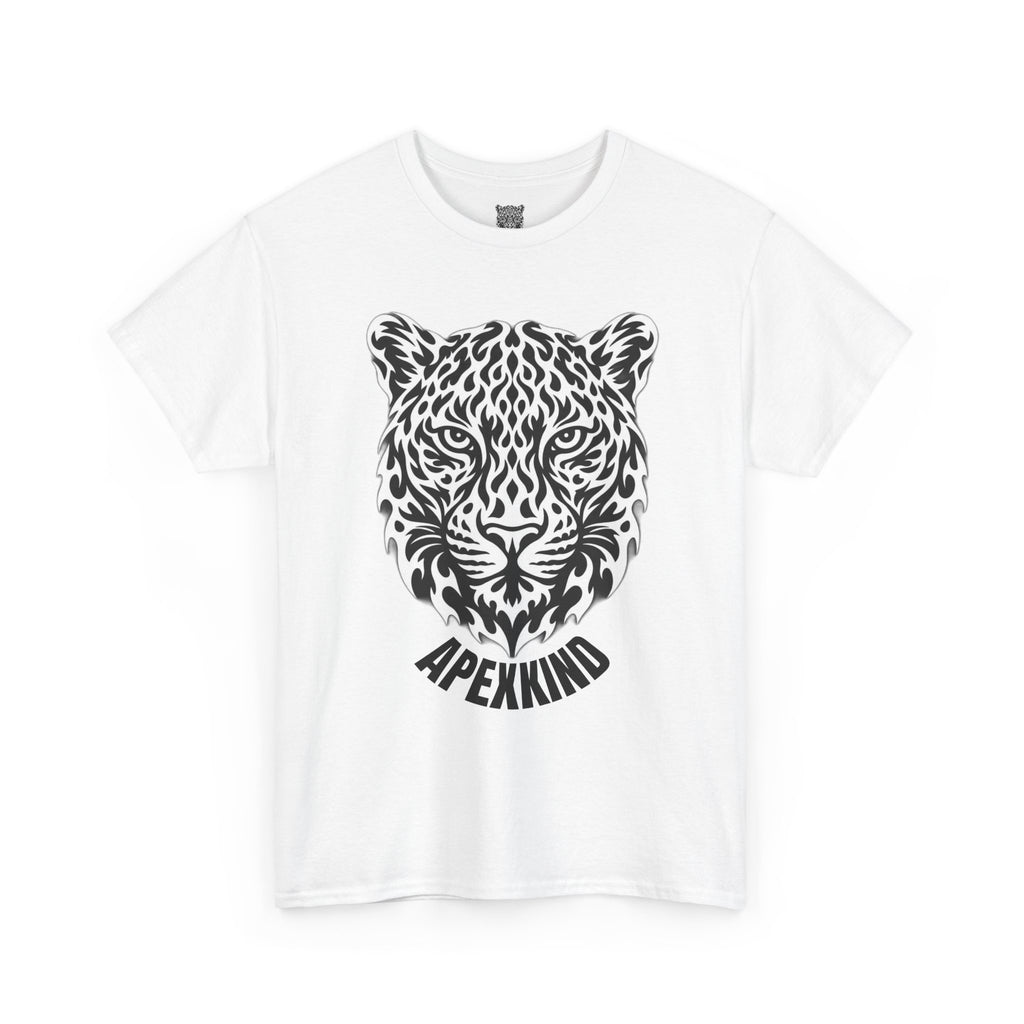 JAGUAR Head Graphic Tee — 'APEXKIND' Tribal Animal T-Shirt