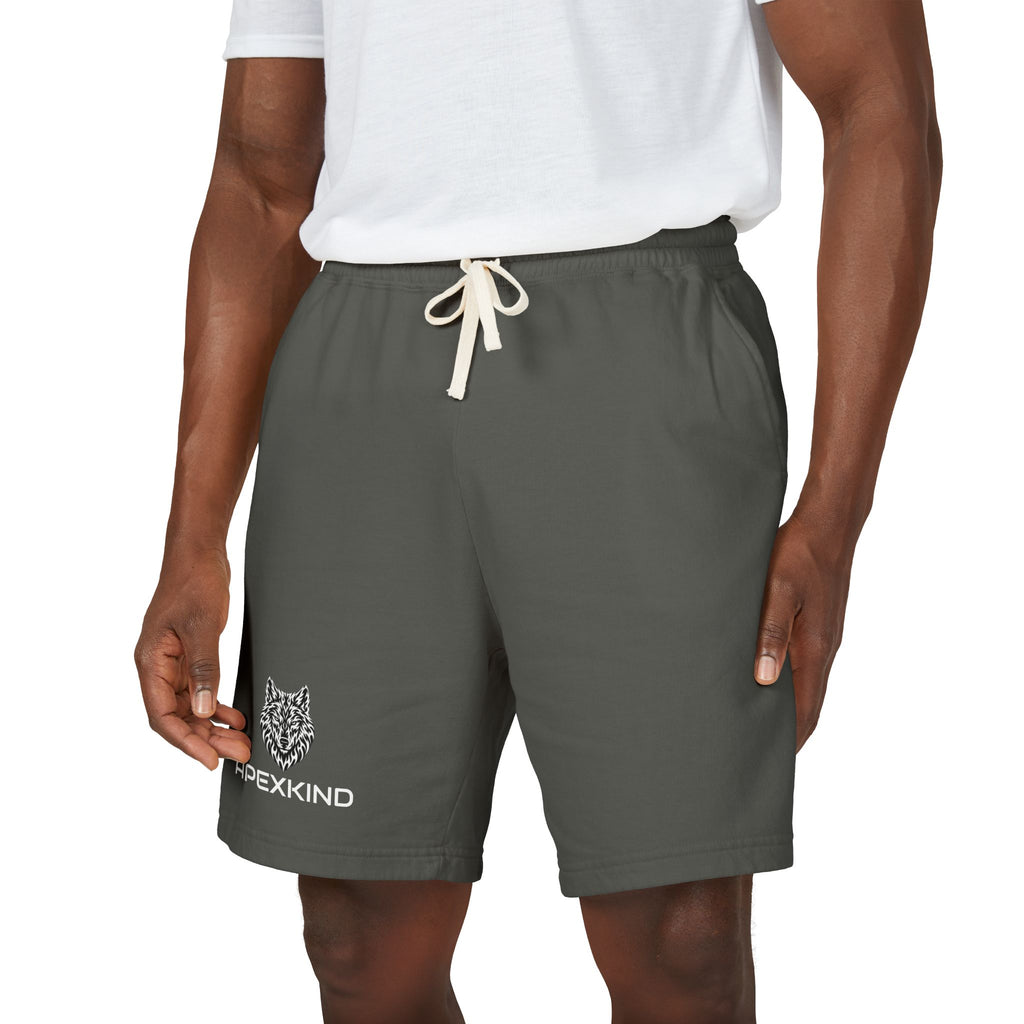 Men's Heavyweight Fleece Shorts – Wolf Graphic | ApexKind Alpha