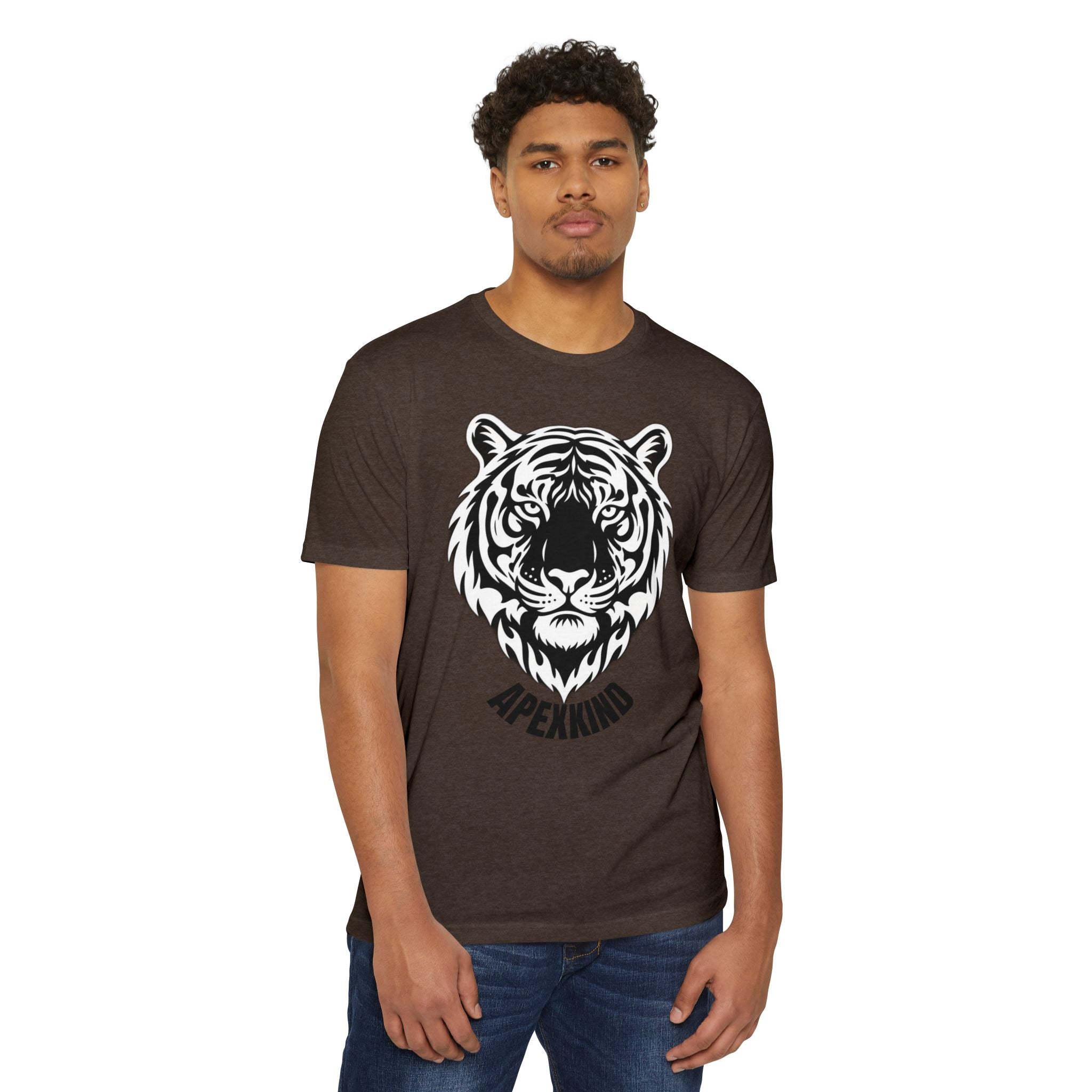 Tribal Flame Siberian Tiger T-Shirt