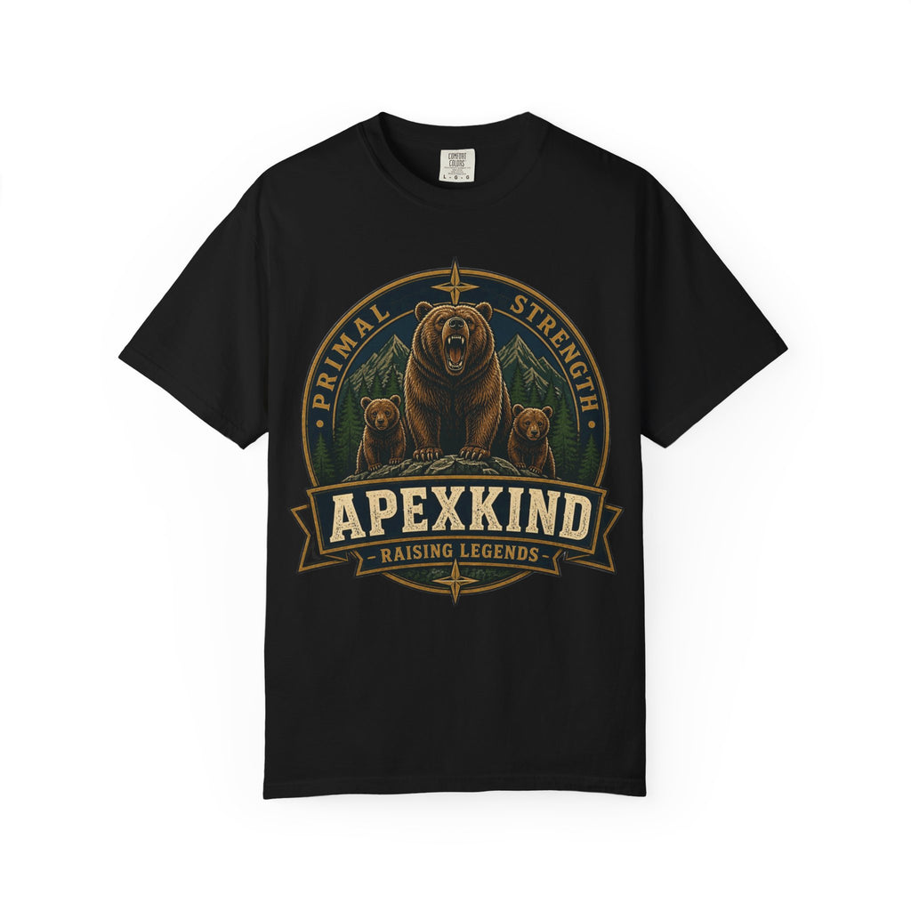 Apexkind Bear Logo T-shirt | Primal Strength, Raising Legends