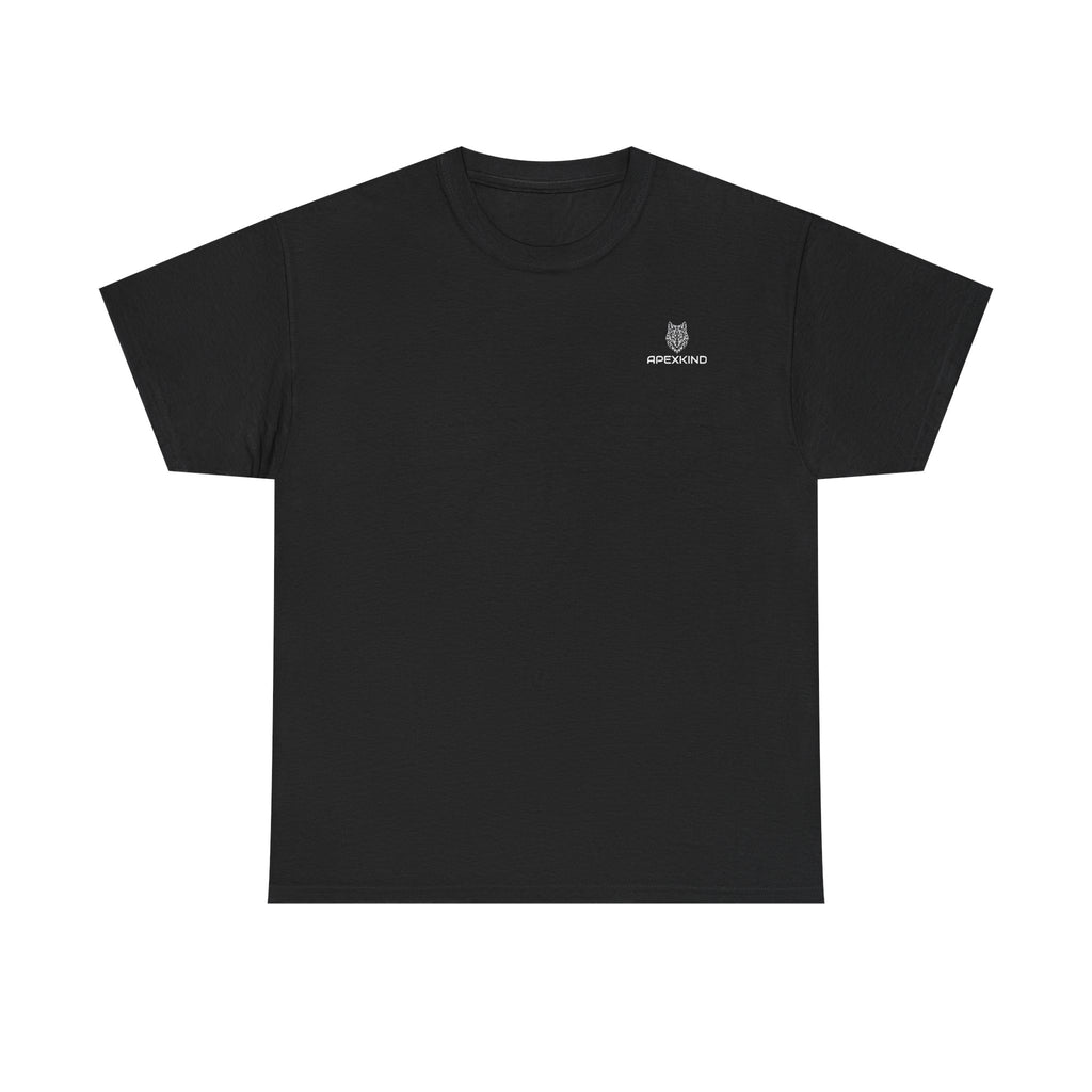 Wolf Head Graphic T-Shirt — "Stay Apex Stay Driven" Motivational Tee