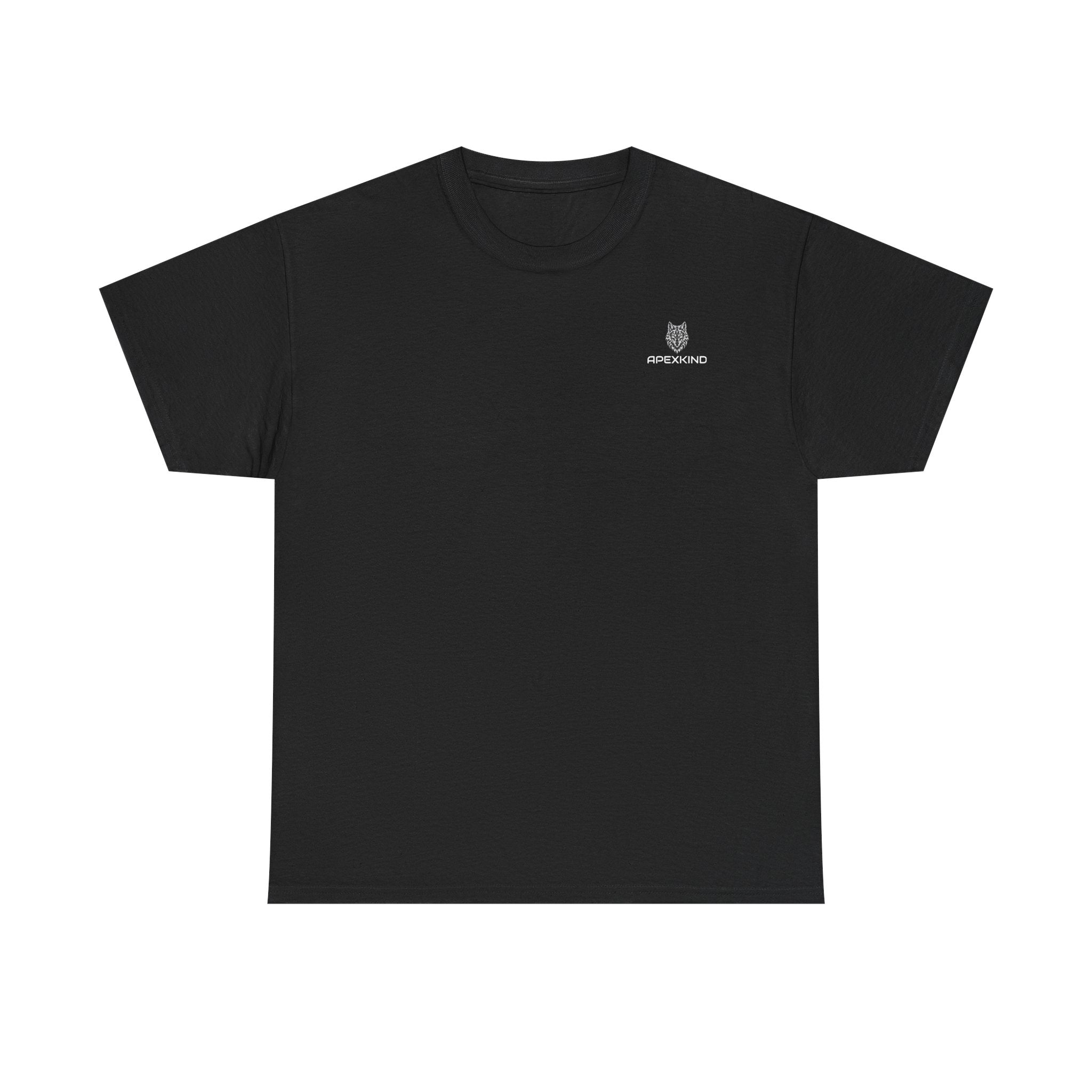 Wolf Head Graphic T-Shirt — "Stay Apex Stay Driven" Motivational Tee