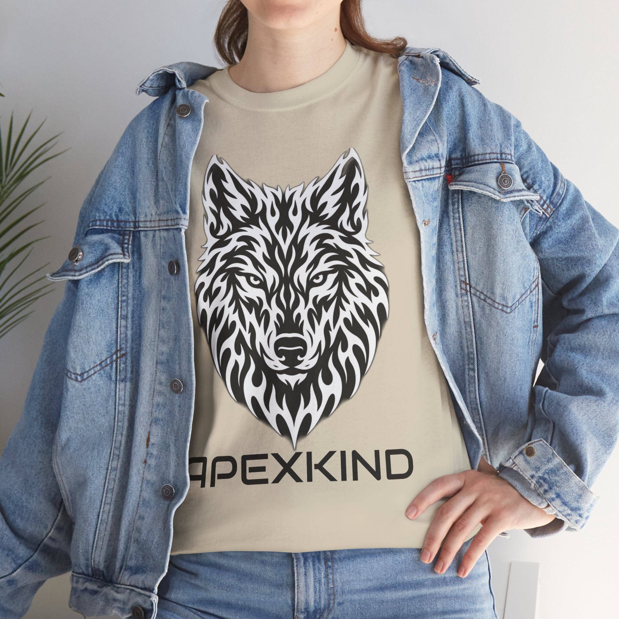 APEXKIND Wolf Tee — APEXKIND T-Shirt ("WALK WILD LIVE SHARP")