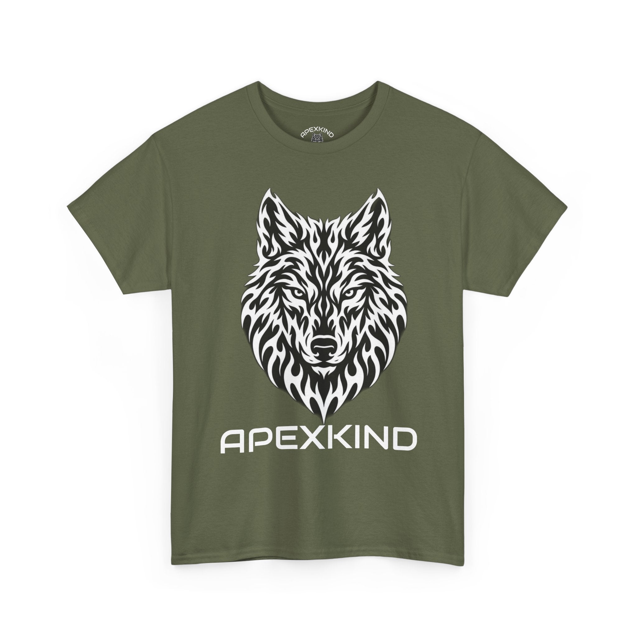Tribal Flame Wolf Shirt – ApexKind
